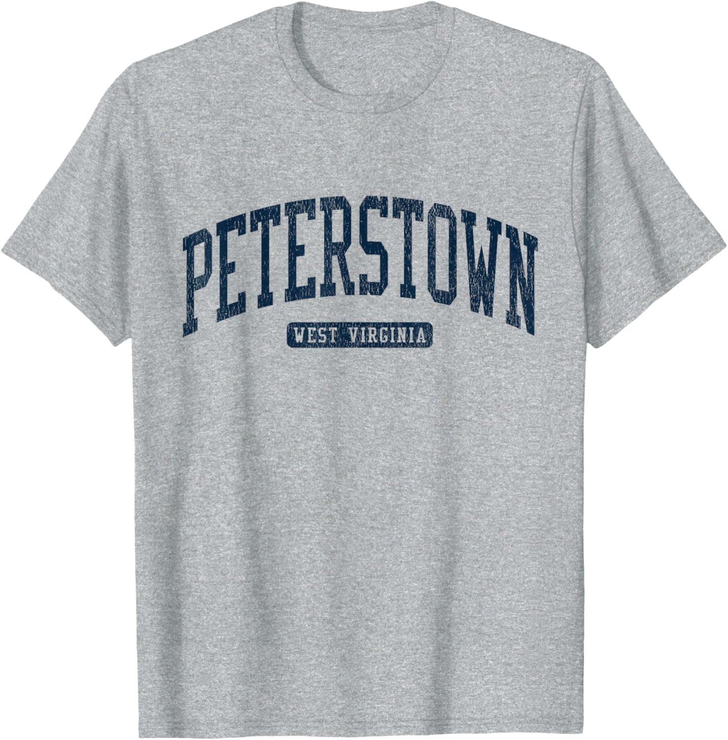 Peterstown WV College University Blue T-Shirt for Students and Alumni - 9