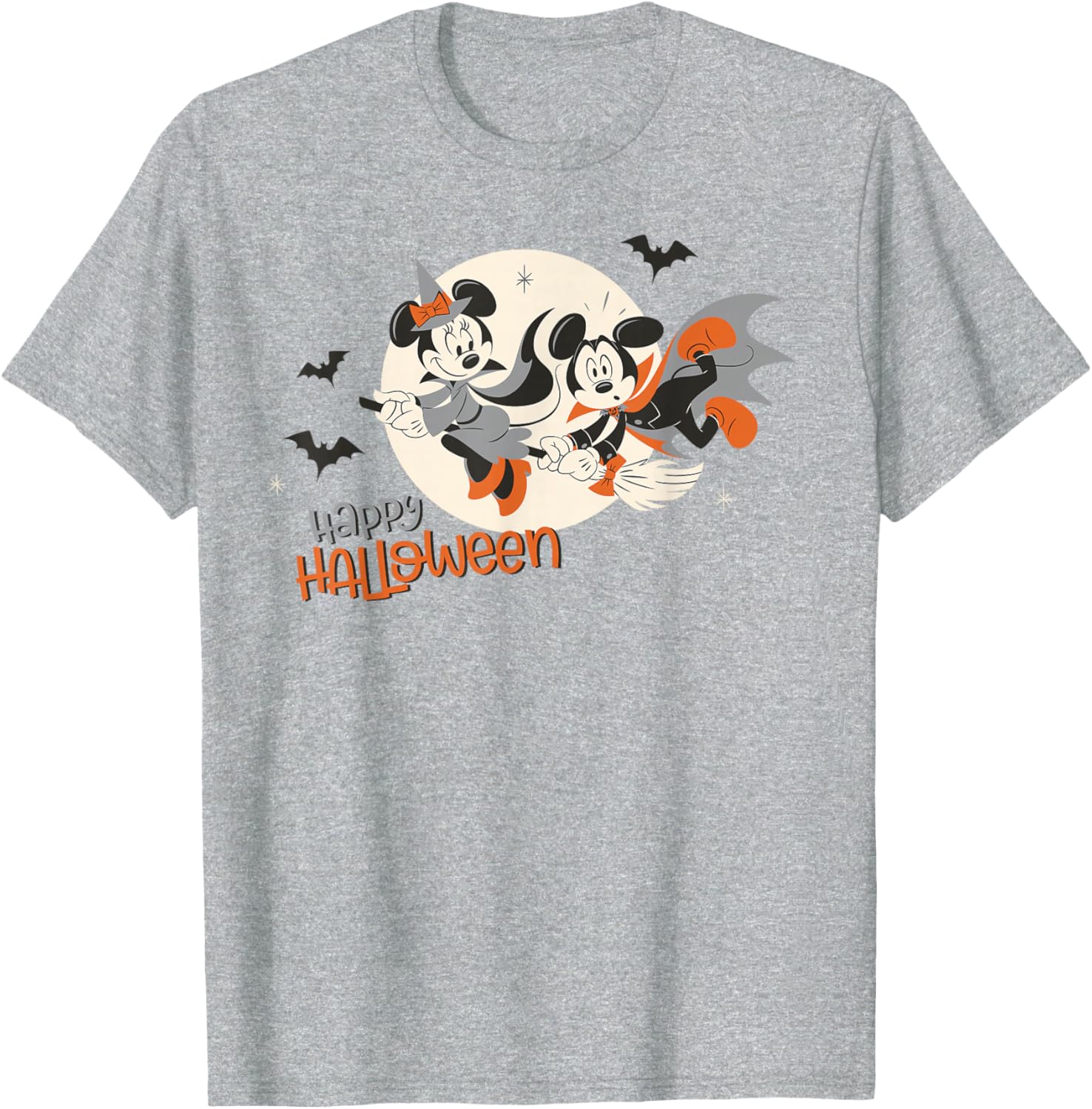 Disney Halloween Minnie and Mickey Flying T-Shirt for Kids and Adults - 3