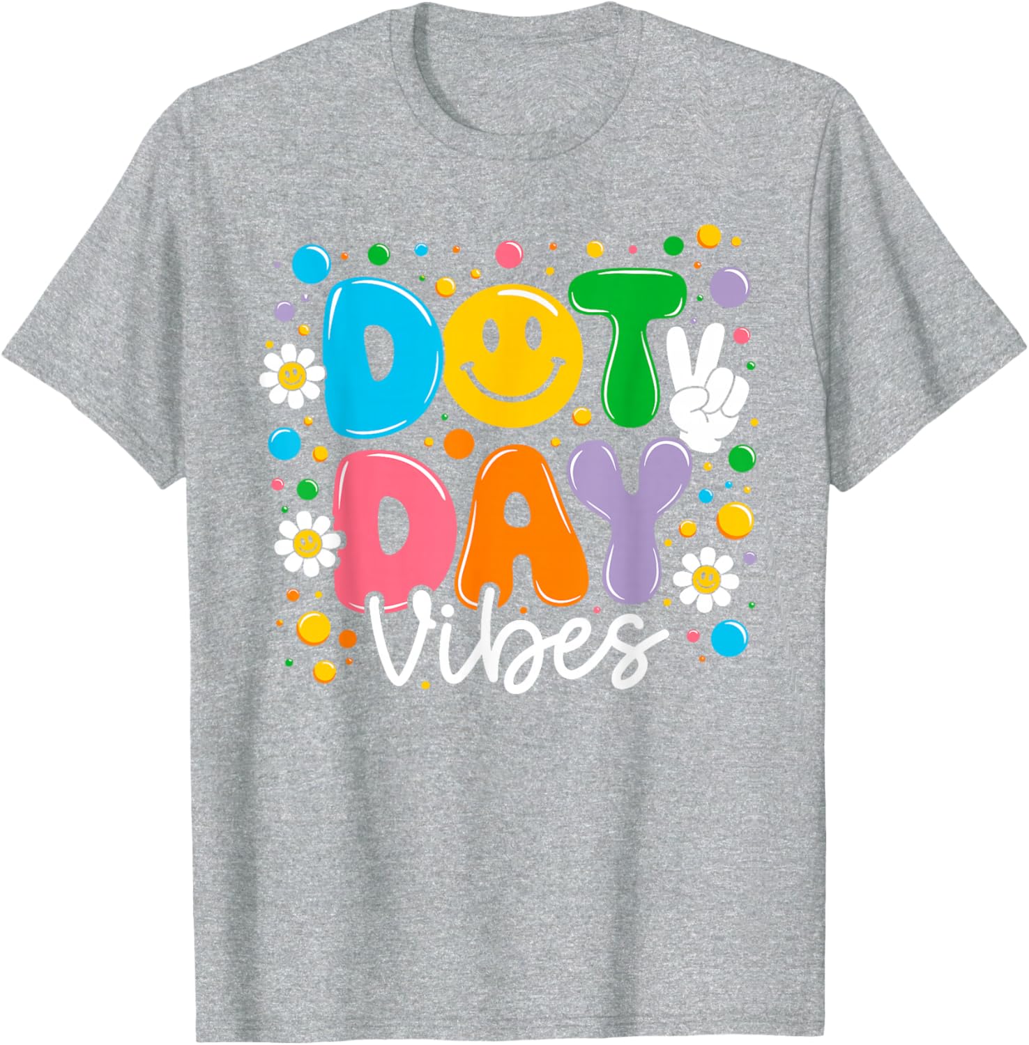 Happy Dot Day 2025 Colorful Polka Dot T-Shirt for Kids and Teachers - 17
