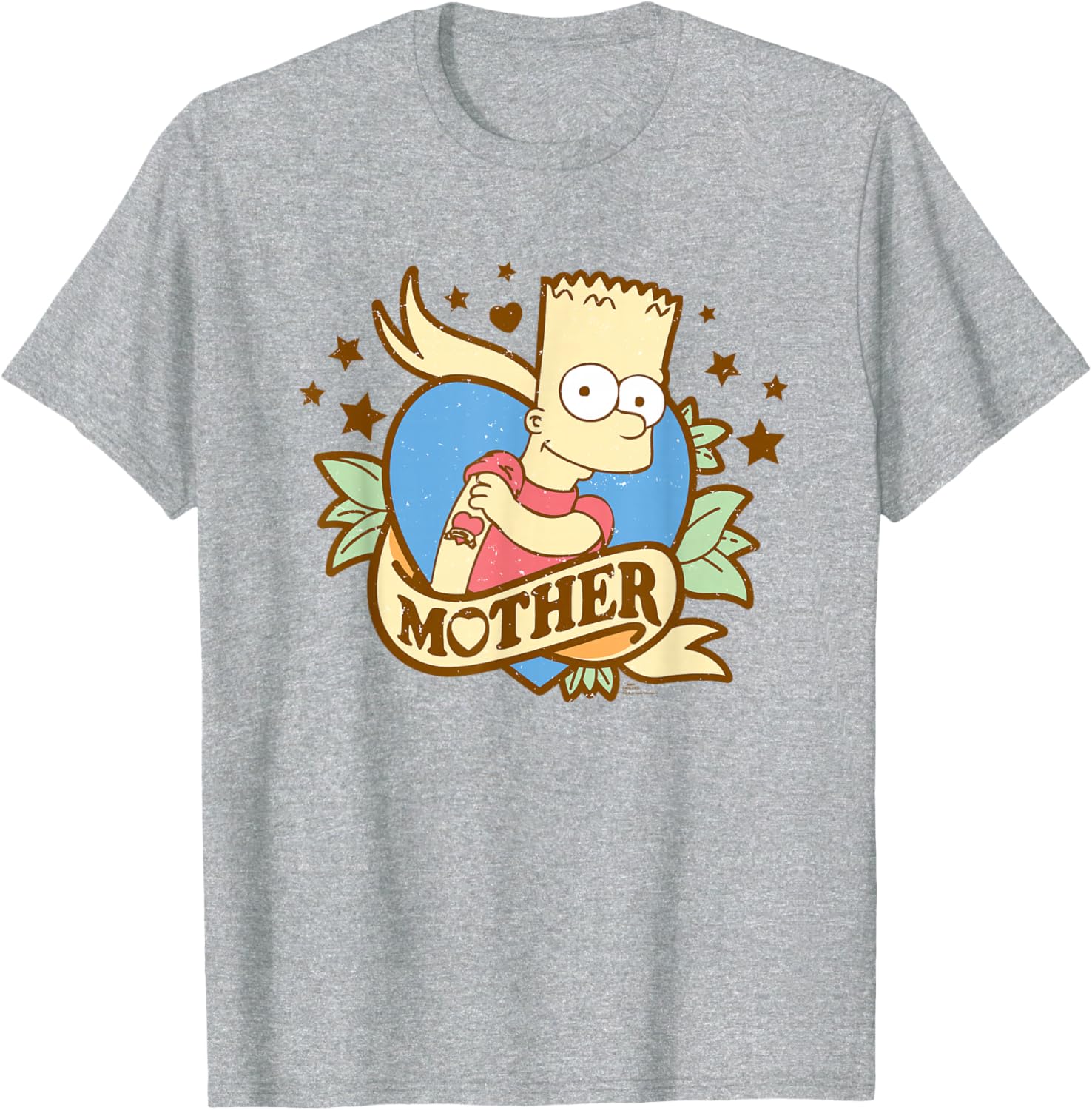 Retro Bart Simpson Mother's Day T-Shirt Gift for Moms and Fans - 7