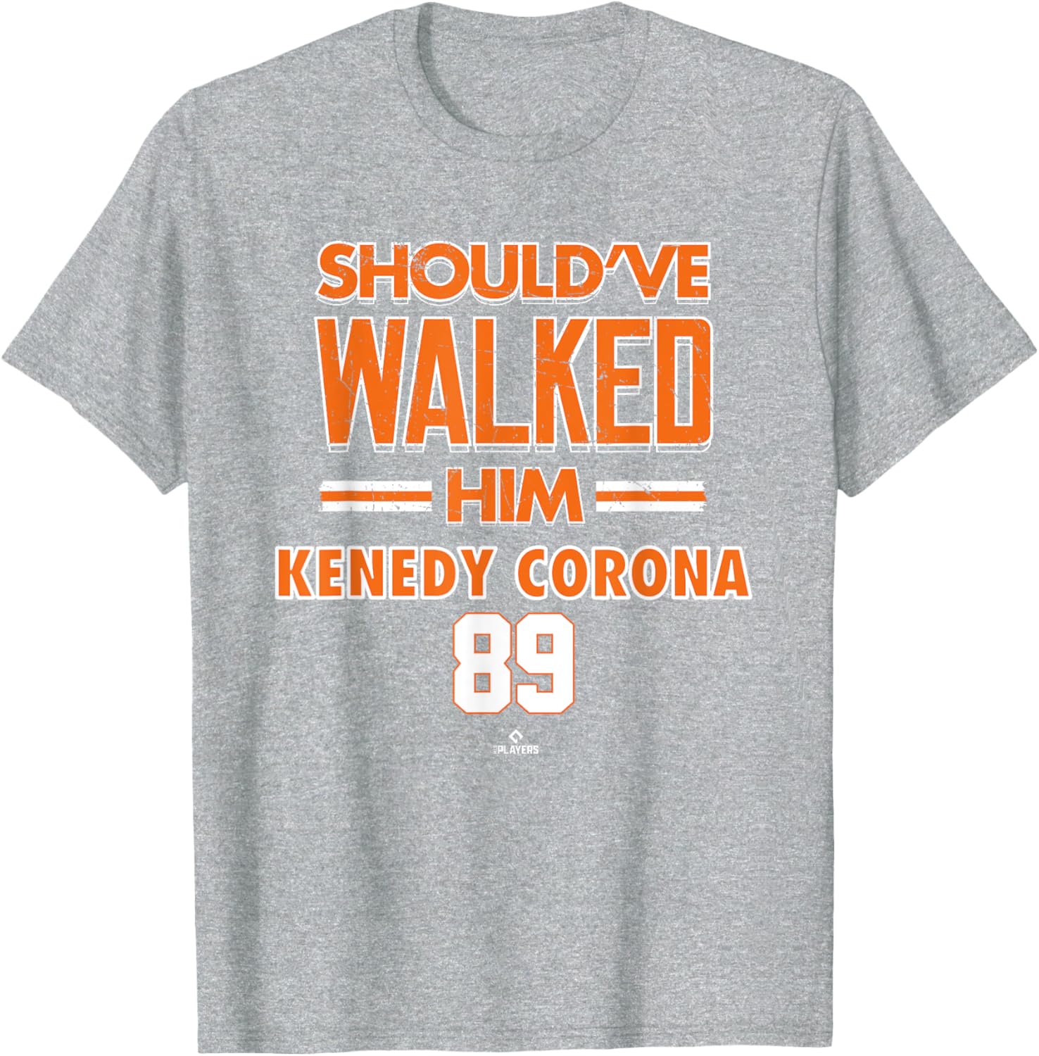 Should've Walked Him Kenedy Corona Houston Baseball T-Shirt for Fans - 4