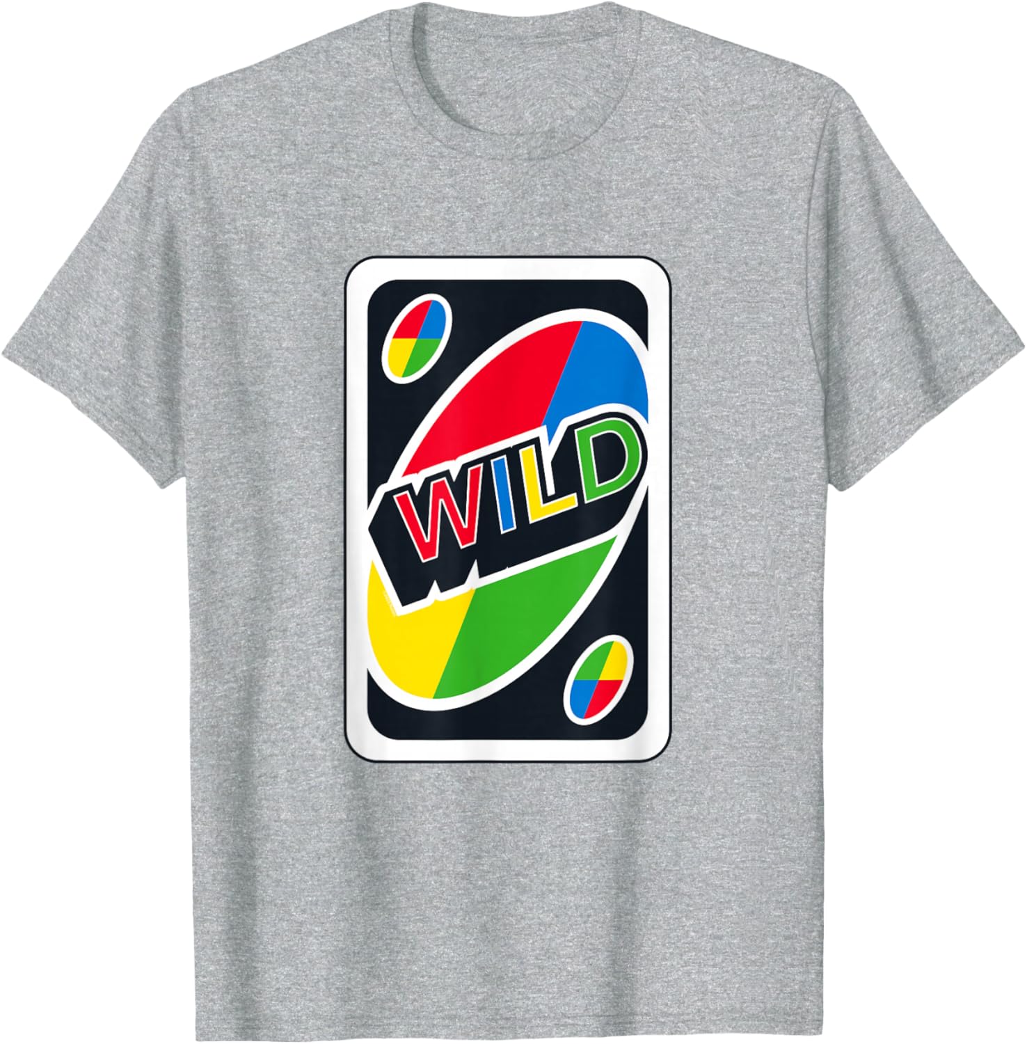 UNO Wild Card T-Shirt Fun Graphic Tee for Gamers and Casual Wear - 17