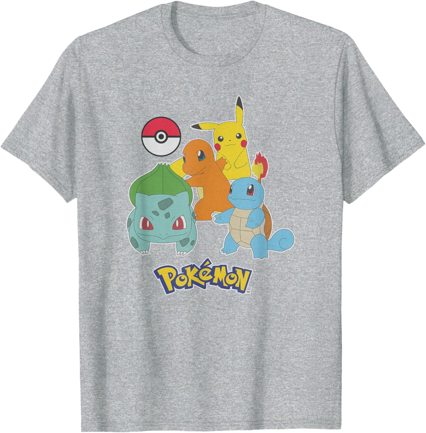 Pokemon First Generation Group Shot Logo T-Shirt for Fans and Collectors - 13