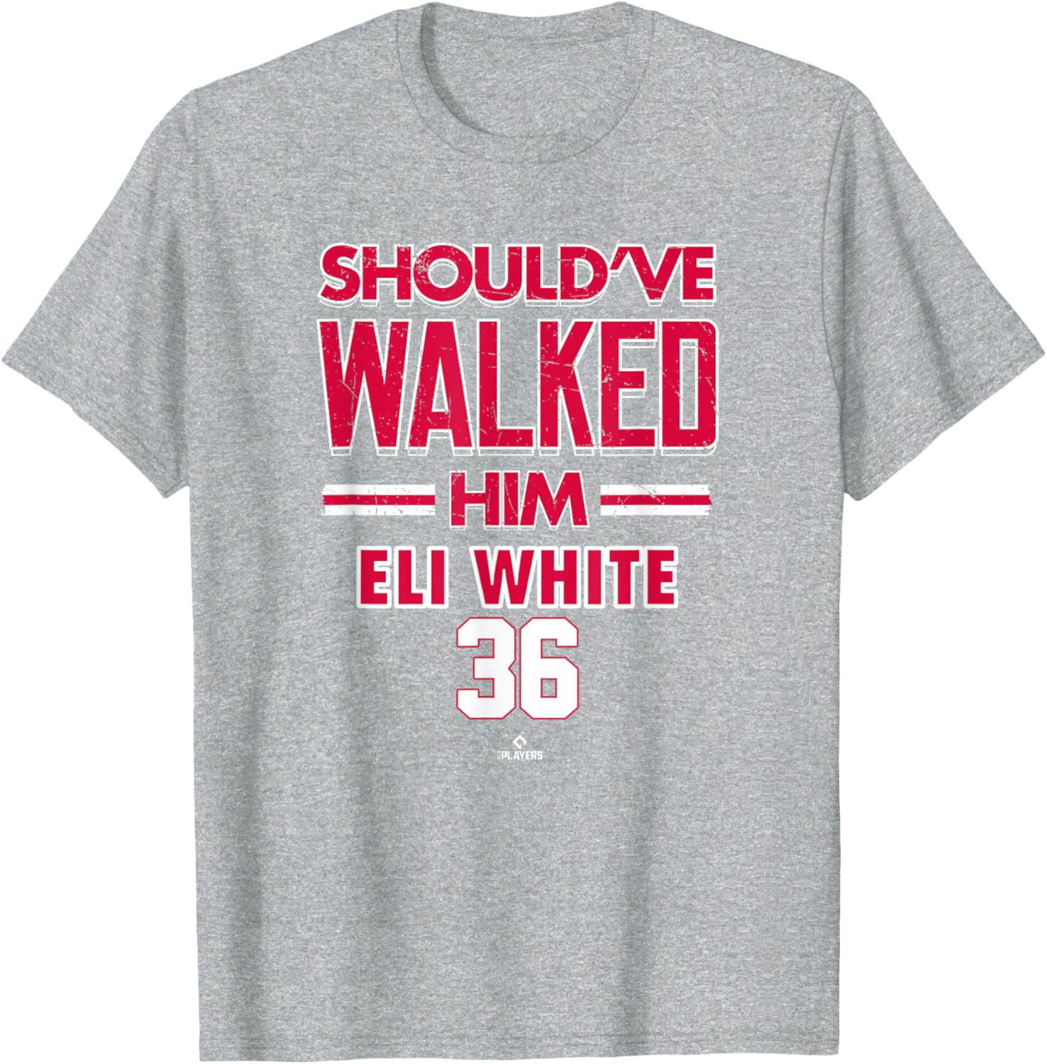 Should've Walked Him Eli White Atlanta Baseball T-Shirt for Fans - 3