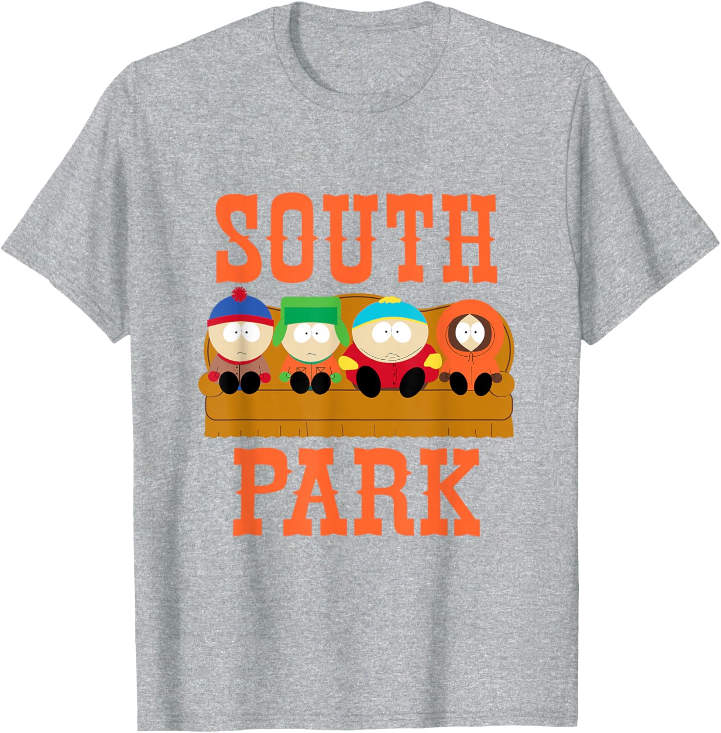 South Park Couch Line Up T-Shirt for Fans of Fun and Fashion - 2