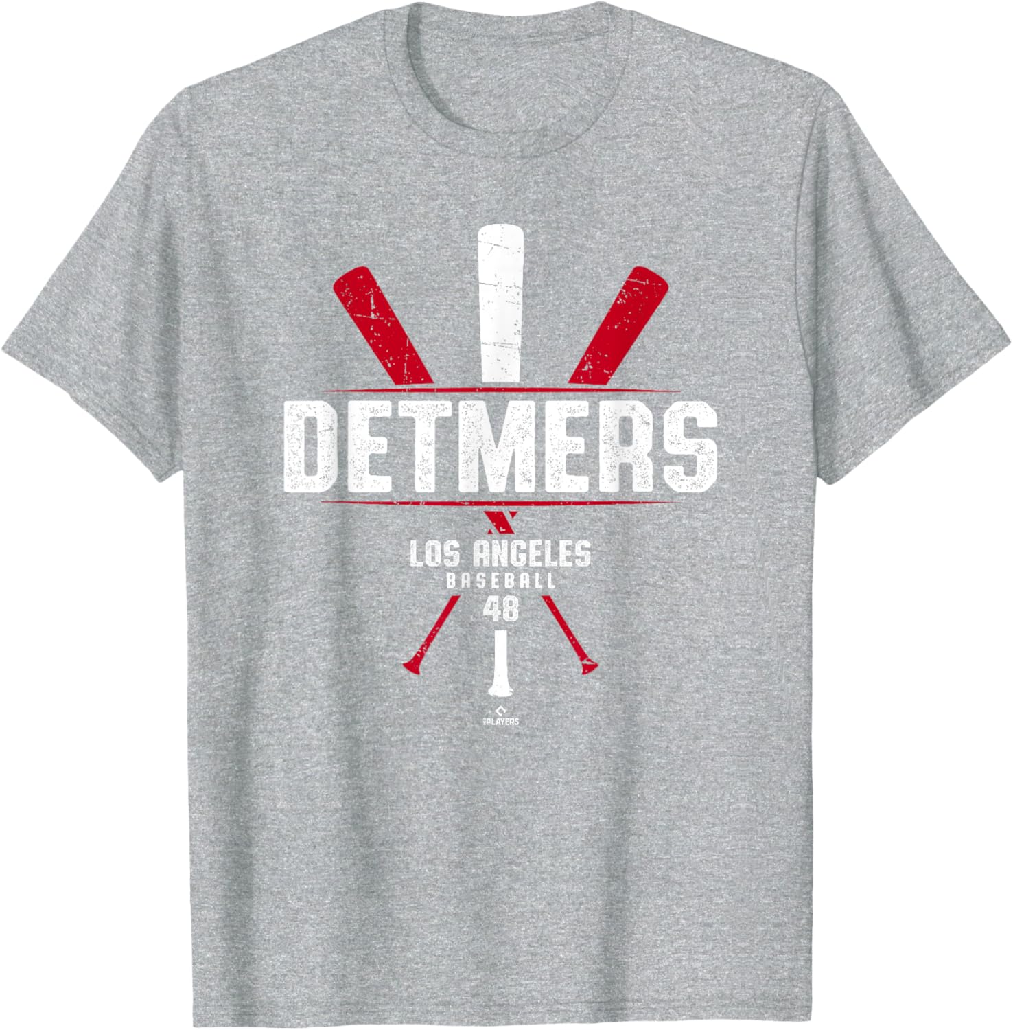 Vintage Reid Detmers Gameday Los Angeles Baseball Bat T-Shirt - 2