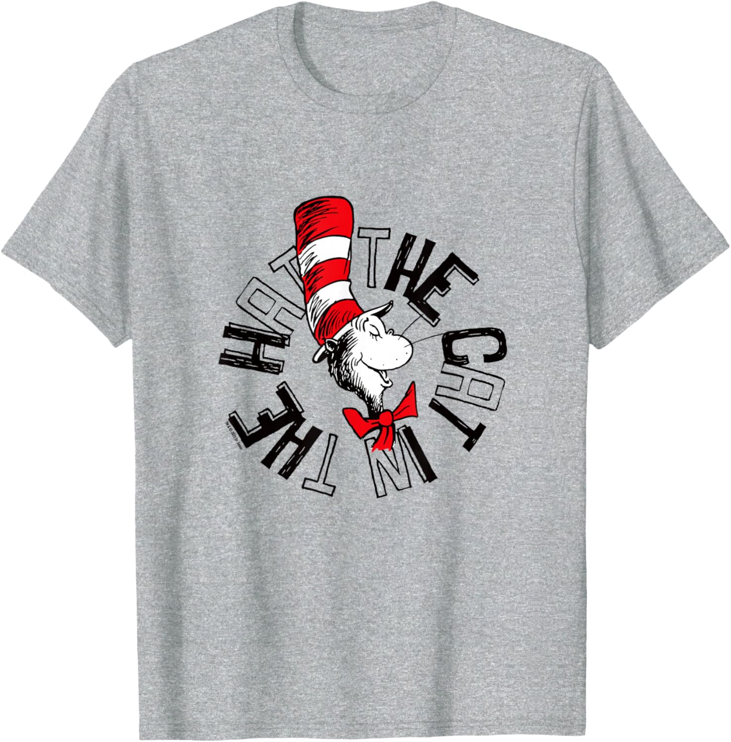 Official Cat in the Hat Circle Logo T-Shirt for Fun and Style - 7