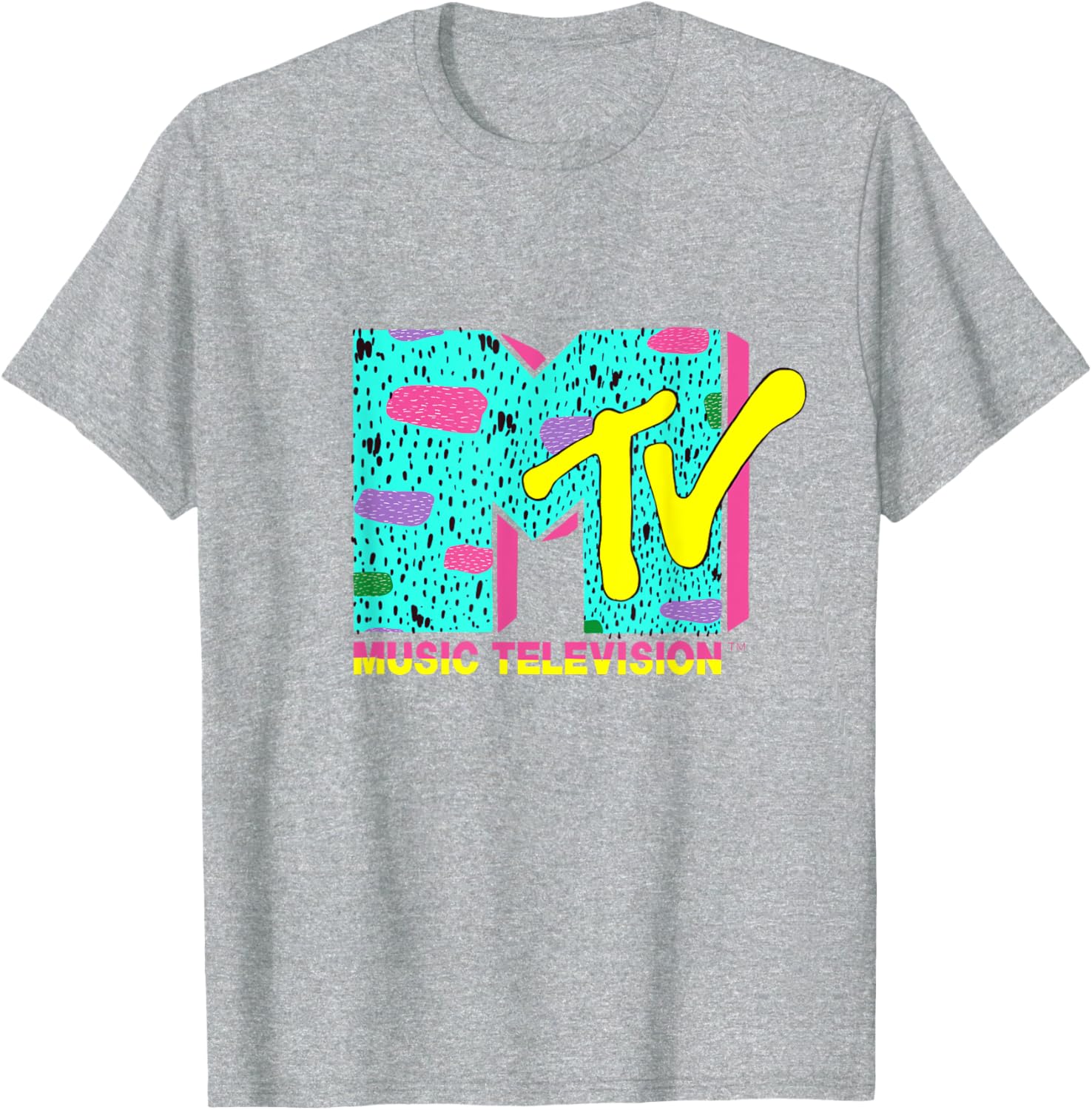Vibrant Mademark x MTV Logo T-Shirt with Funky Design for Enthusiasts - 11