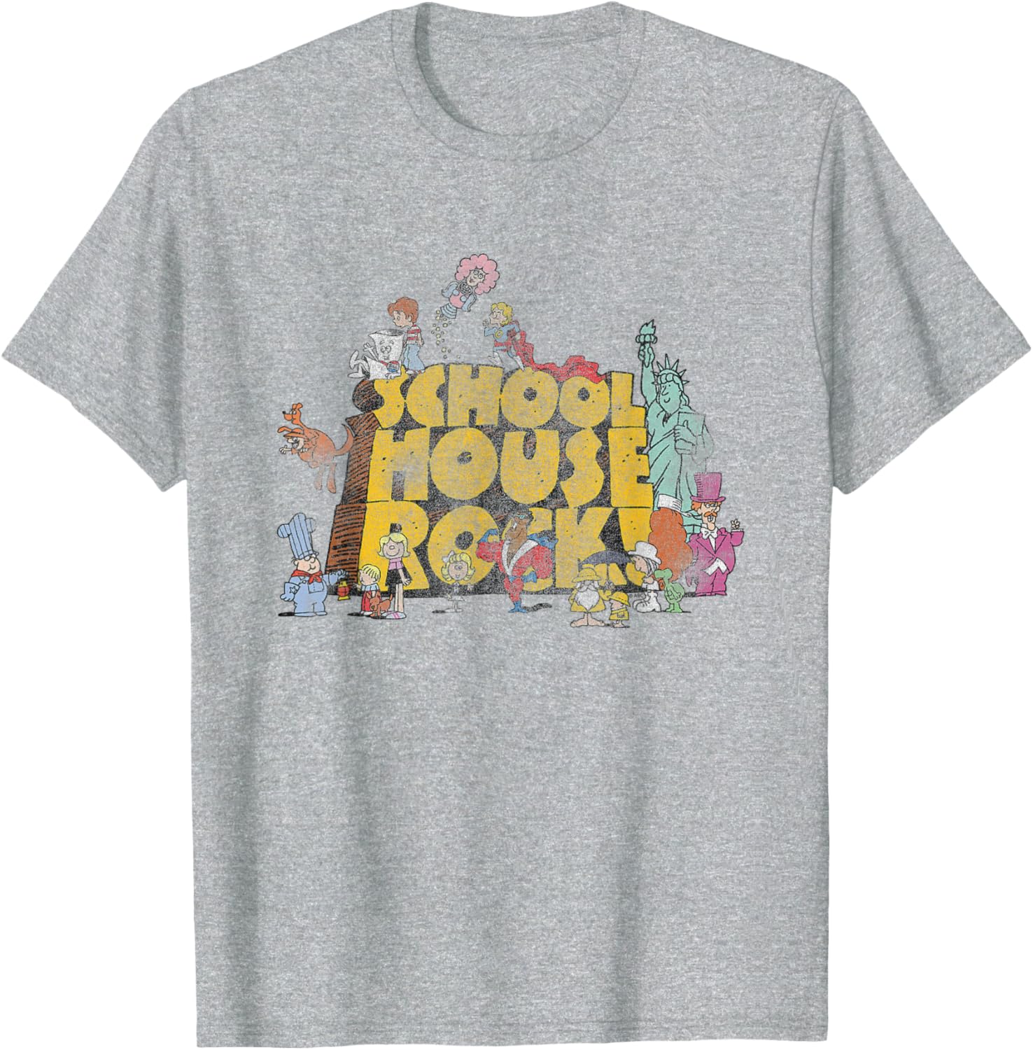 Ripple Junction Schoolhouse Rock Classic Cartoon Logo T-Shirt for Fans - 9