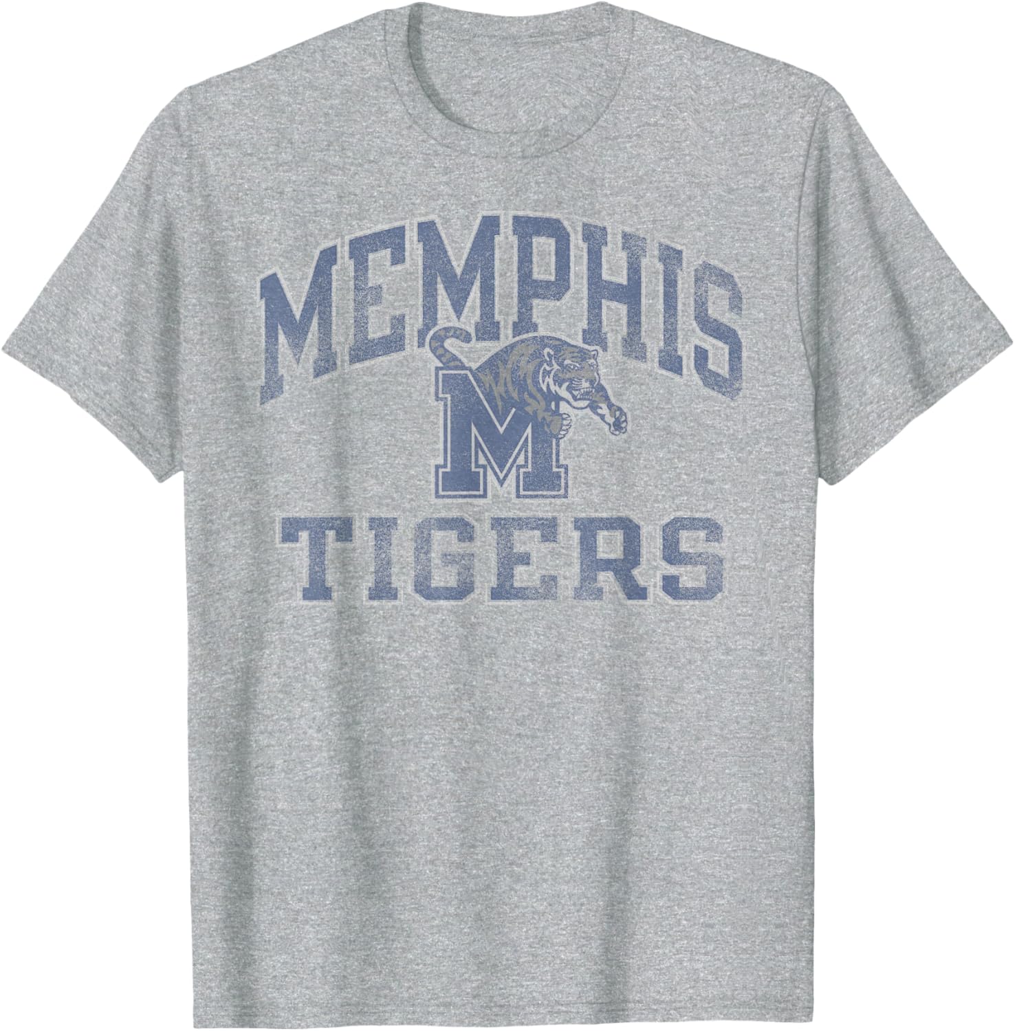 Vintage Memphis Tigers Gray T-Shirt Officially Licensed for Sports Fans - 1