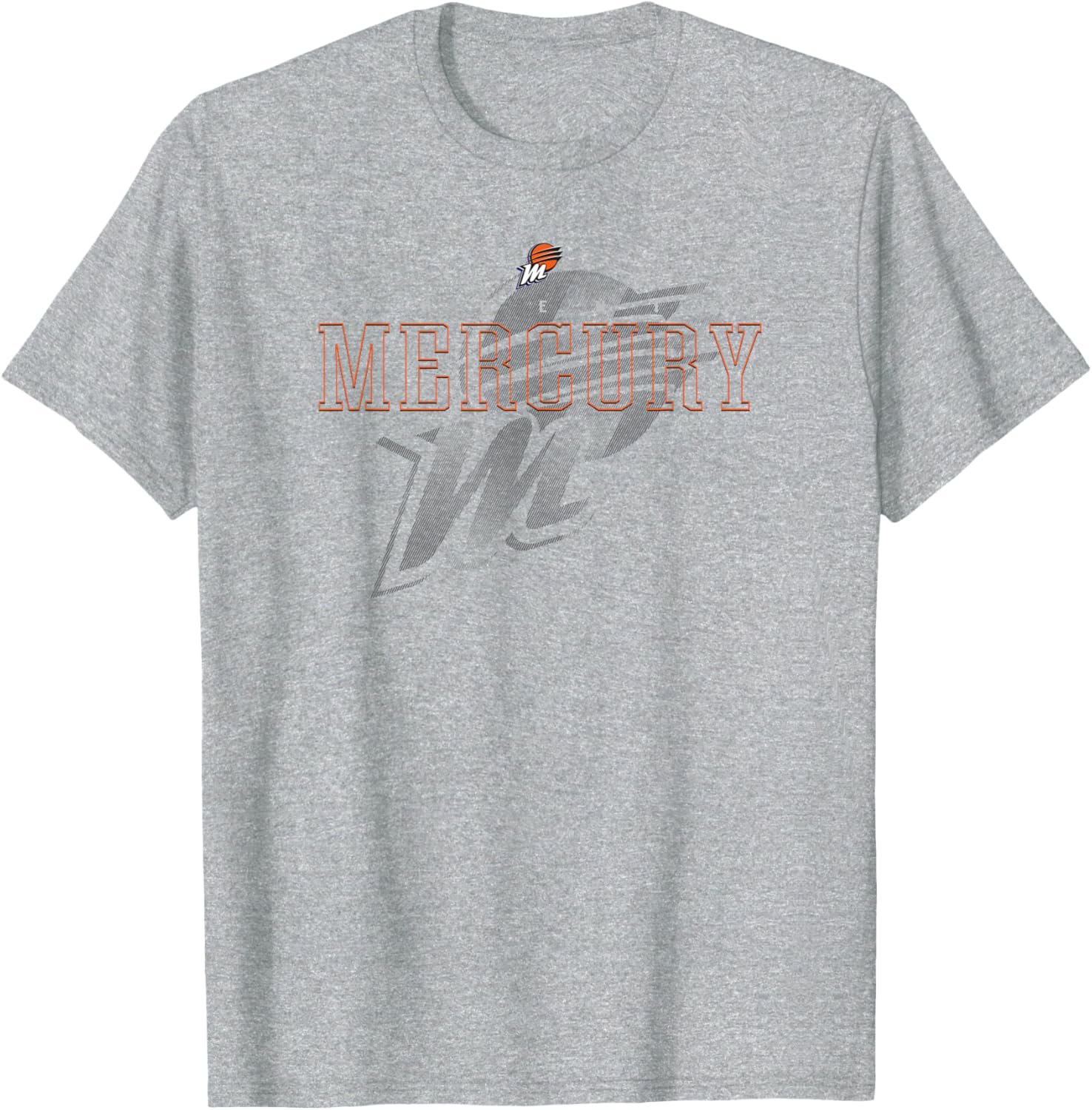 WNBA Official Phoenix Mercury Black T-Shirt for Sports Fans and Outdoors - 1