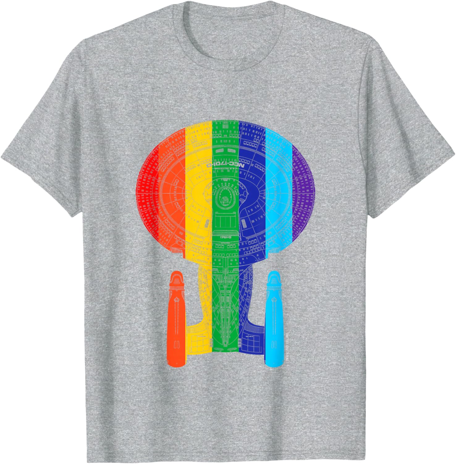 Star Trek Pride U.S.S. Enterprise T-Shirt for Fans of All Ages - 1