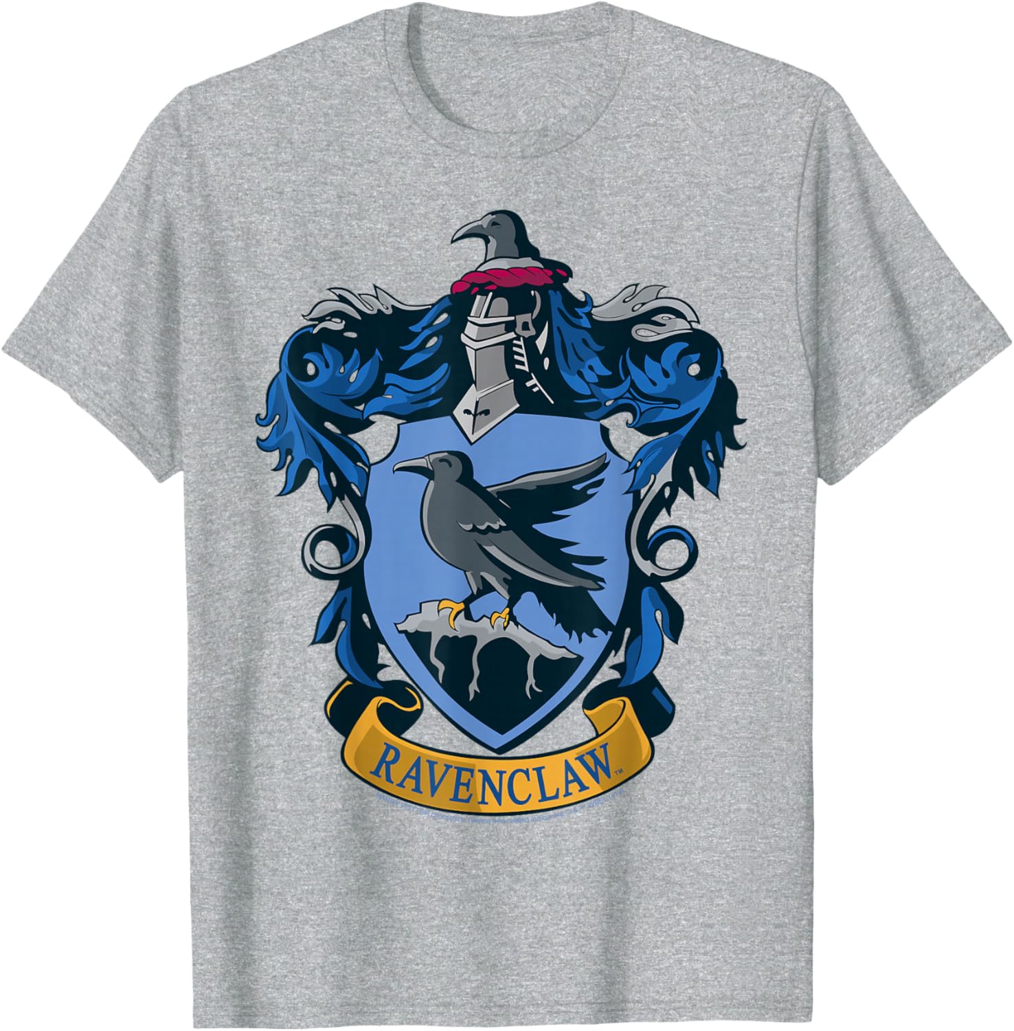 Ravenclaw Hogwarts House Nouveau Crest T-Shirt for Harry Potter Fans - 3