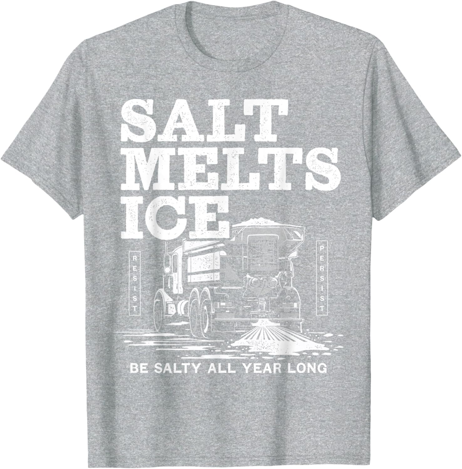 Salt Truck Resist Protest Graphic T-Shirt for Bold Statement Style - 16