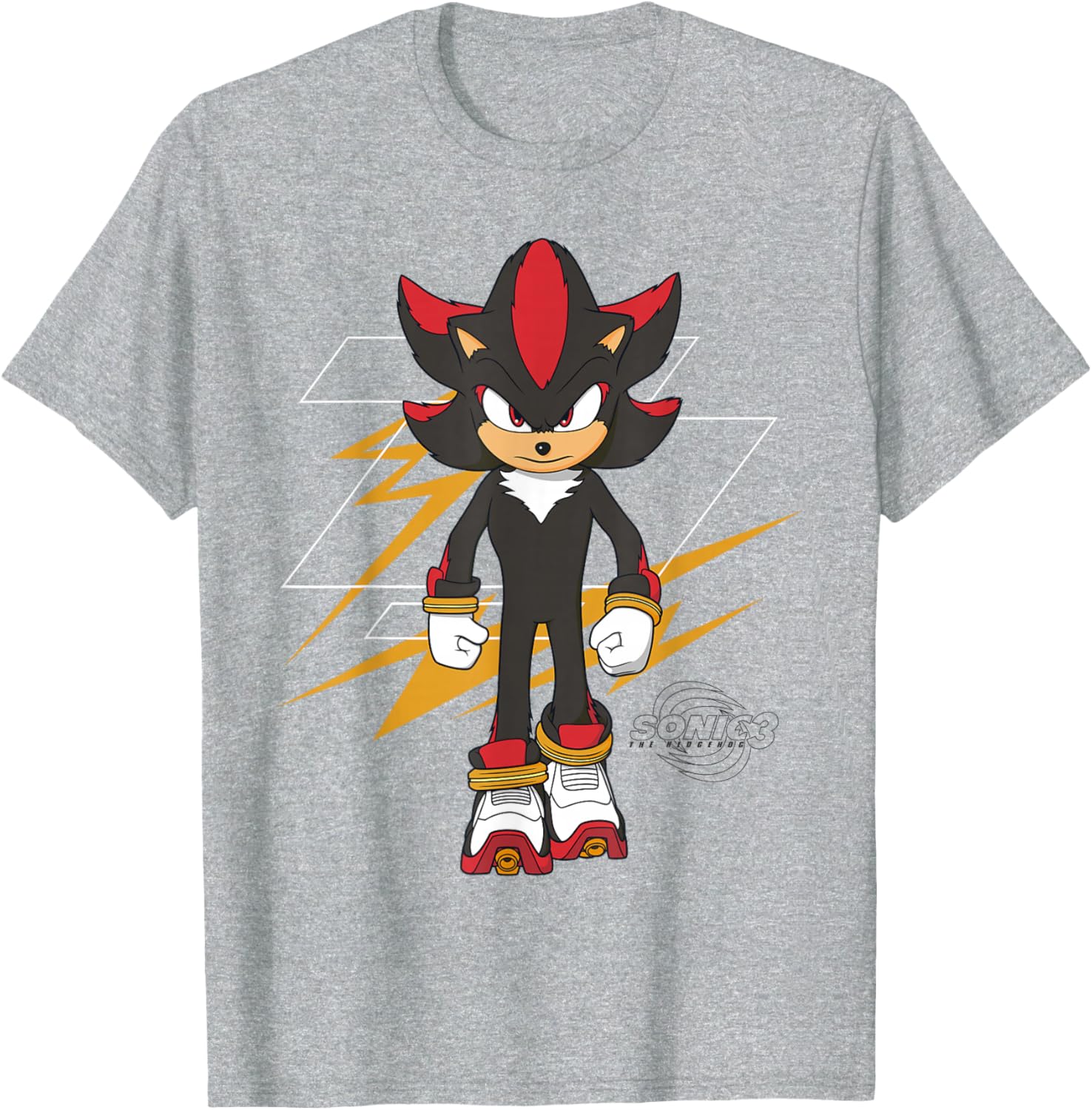 Sonic the Hedgehog 3 Shadow Stand Alone T-Shirt for Fans and Gamers - 7