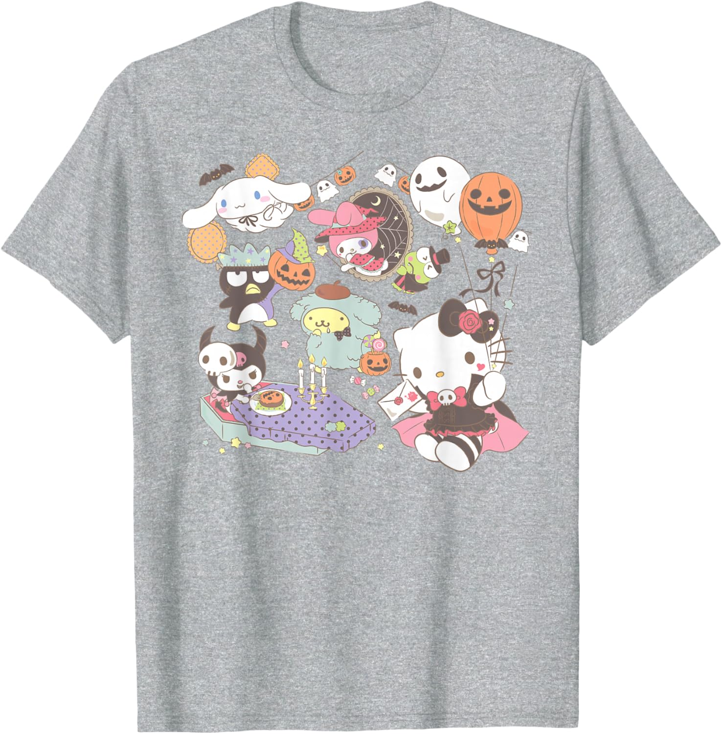 Sanrio Characters Halloween T-Shirt Fun Costume Party Apparel - 10