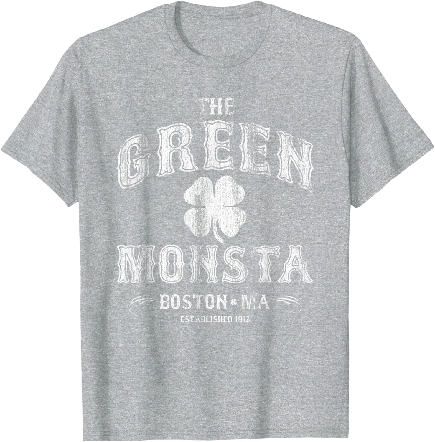 The Green Monsta Boston T-Shirt Perfect for Game Day or St. Patrick's Day - 1