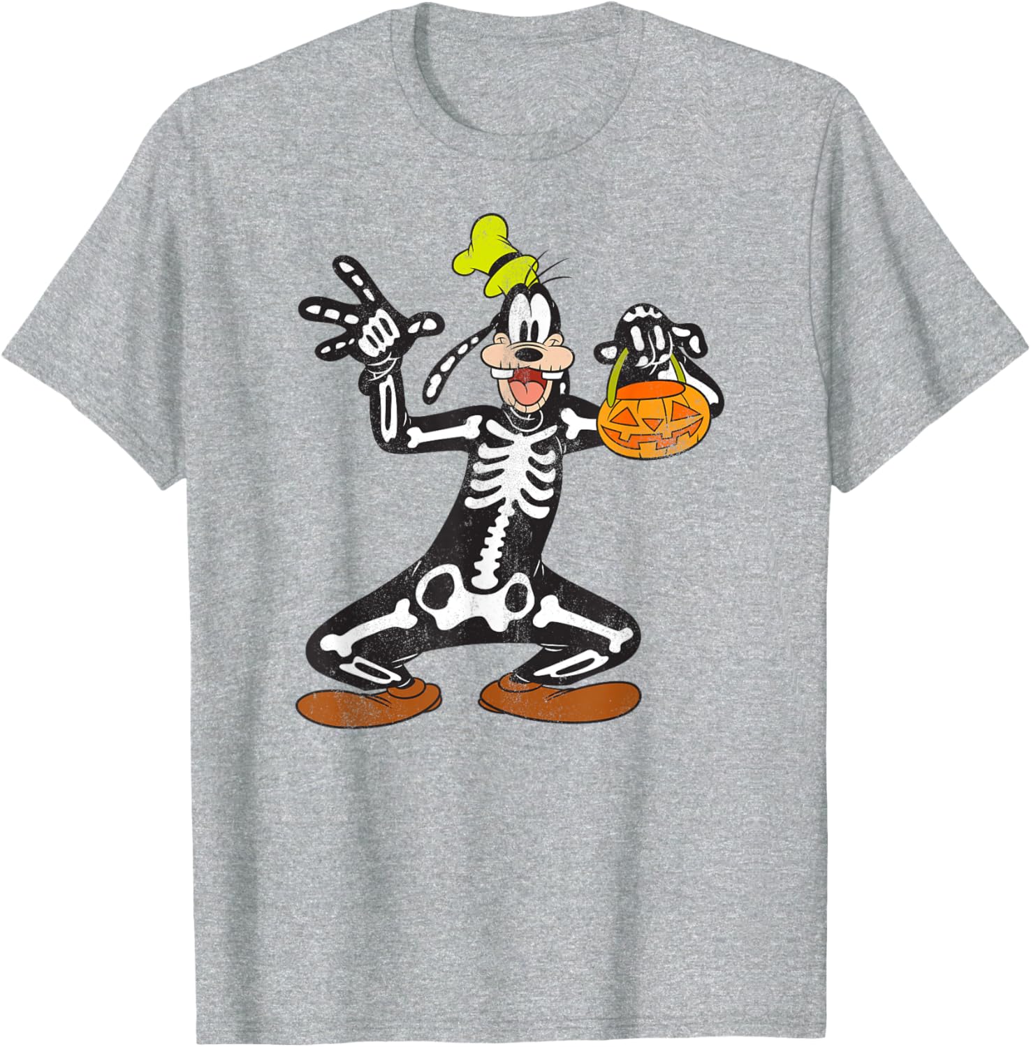 Disney Goofy Skeleton Halloween T-Shirt for Fun Festive Occasions - 8