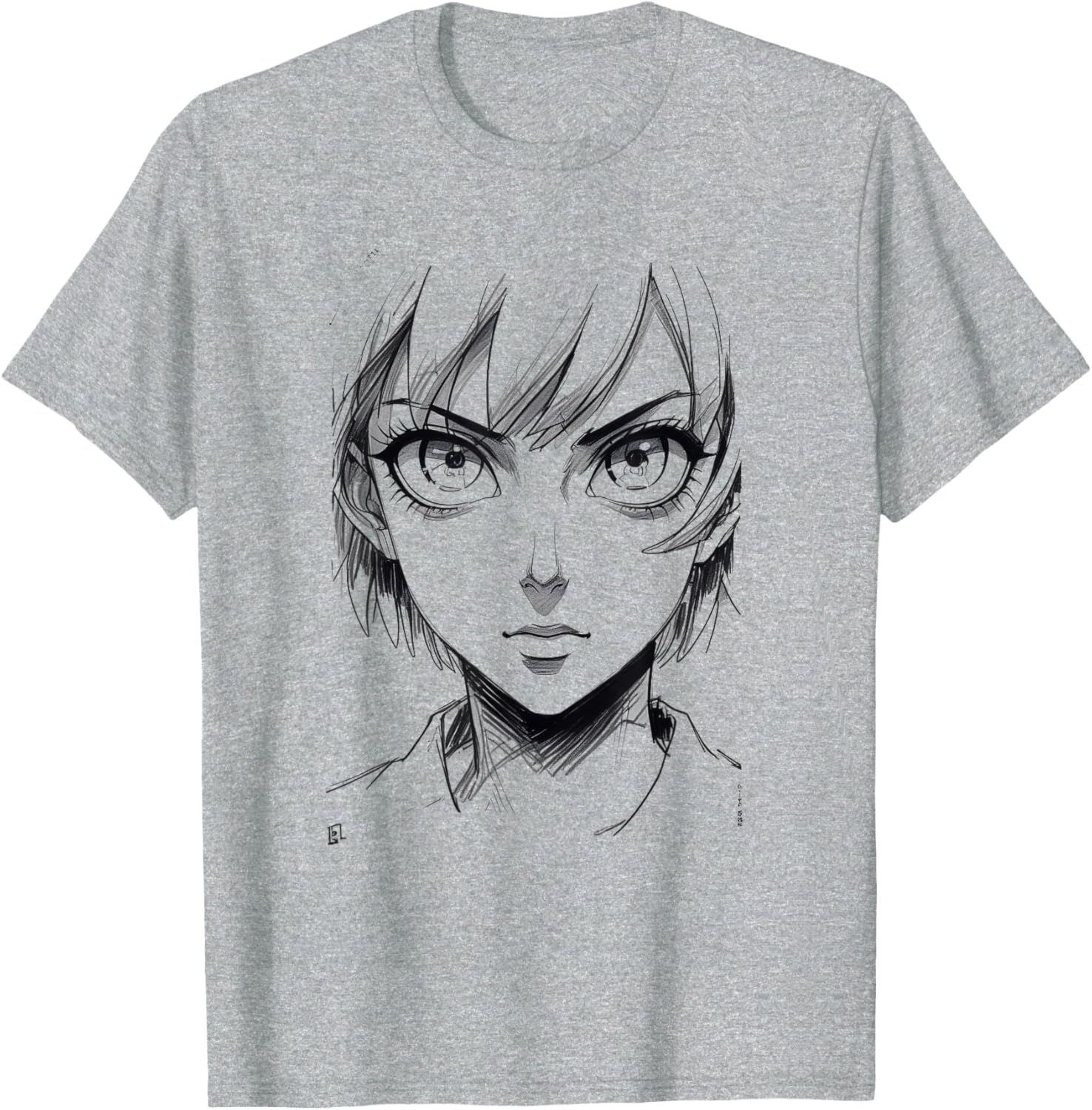 Retro Anime Cyberpunk Face T-Shirt for Unique Style Lovers - 1