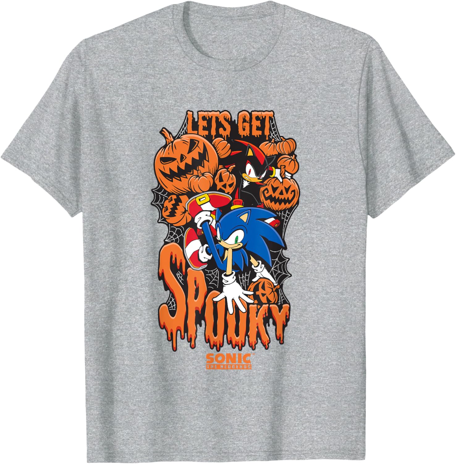 Sonic The Hedgehog Halloween Spooky T-Shirt for Fans of Sonic & Shadow - 13