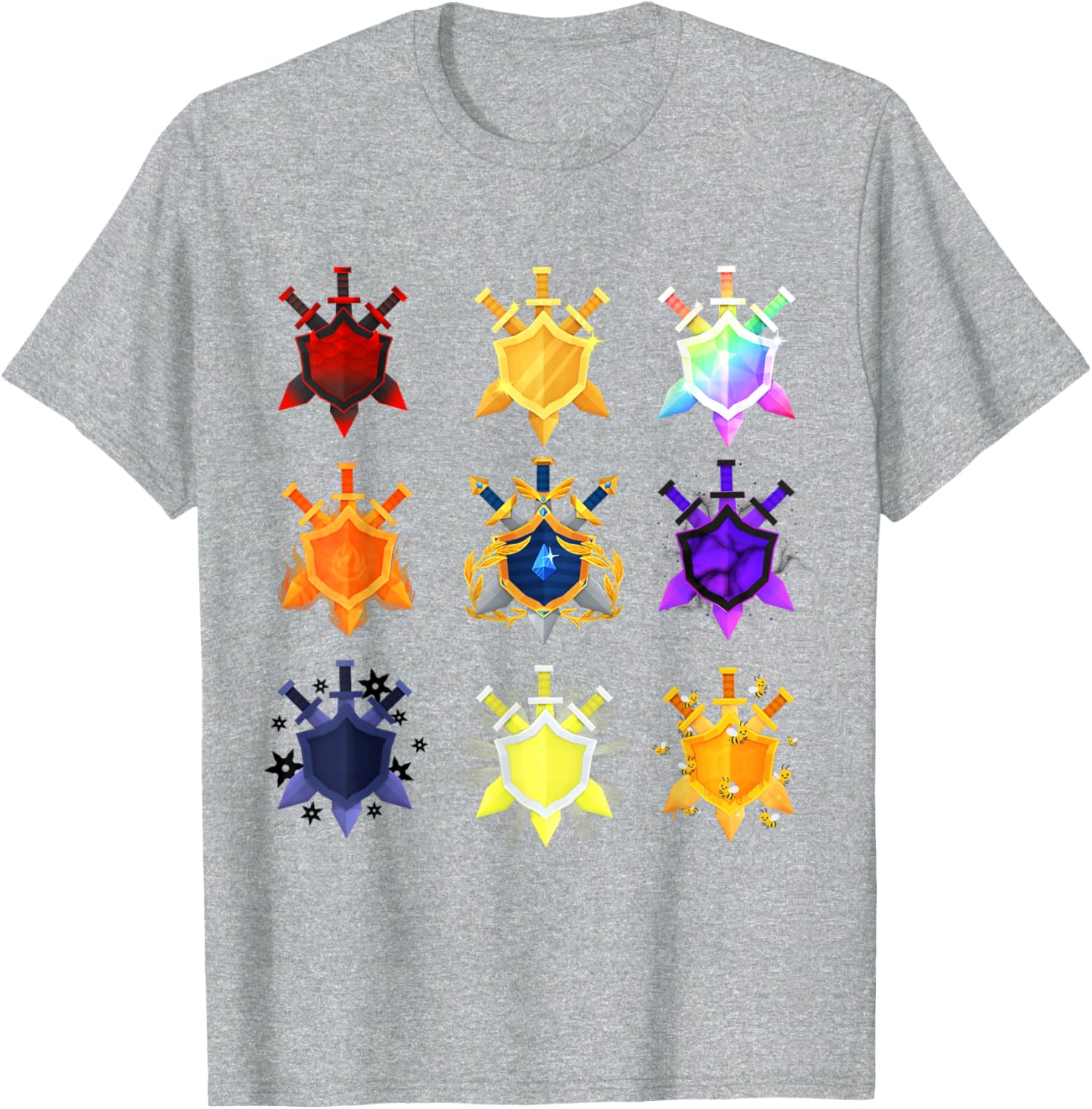 Treasure Quest Emblems T-Shirt for Adventure Lovers and Gamers - 10