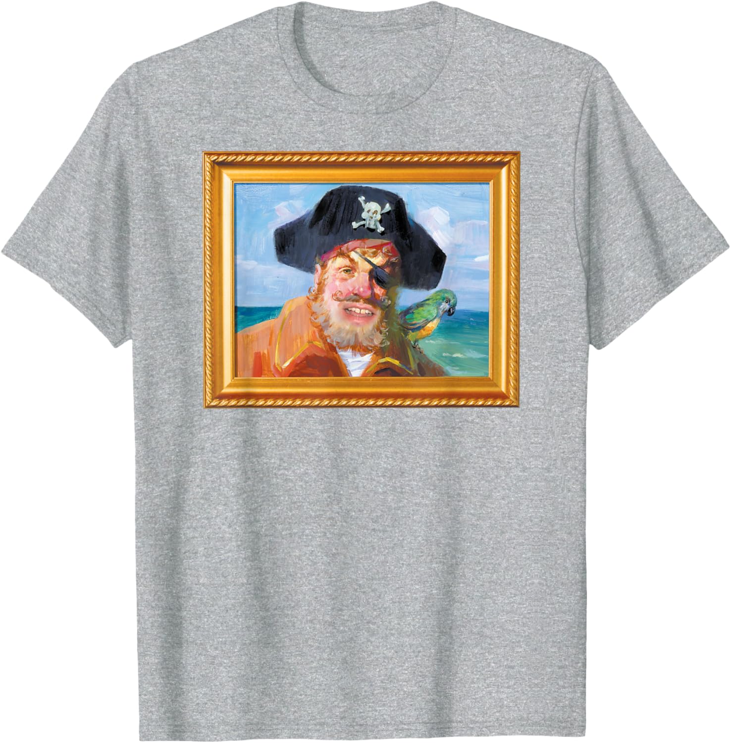 SpongeBob SquarePants Pirate Portrait T-Shirt for Cartoon Fans - 3