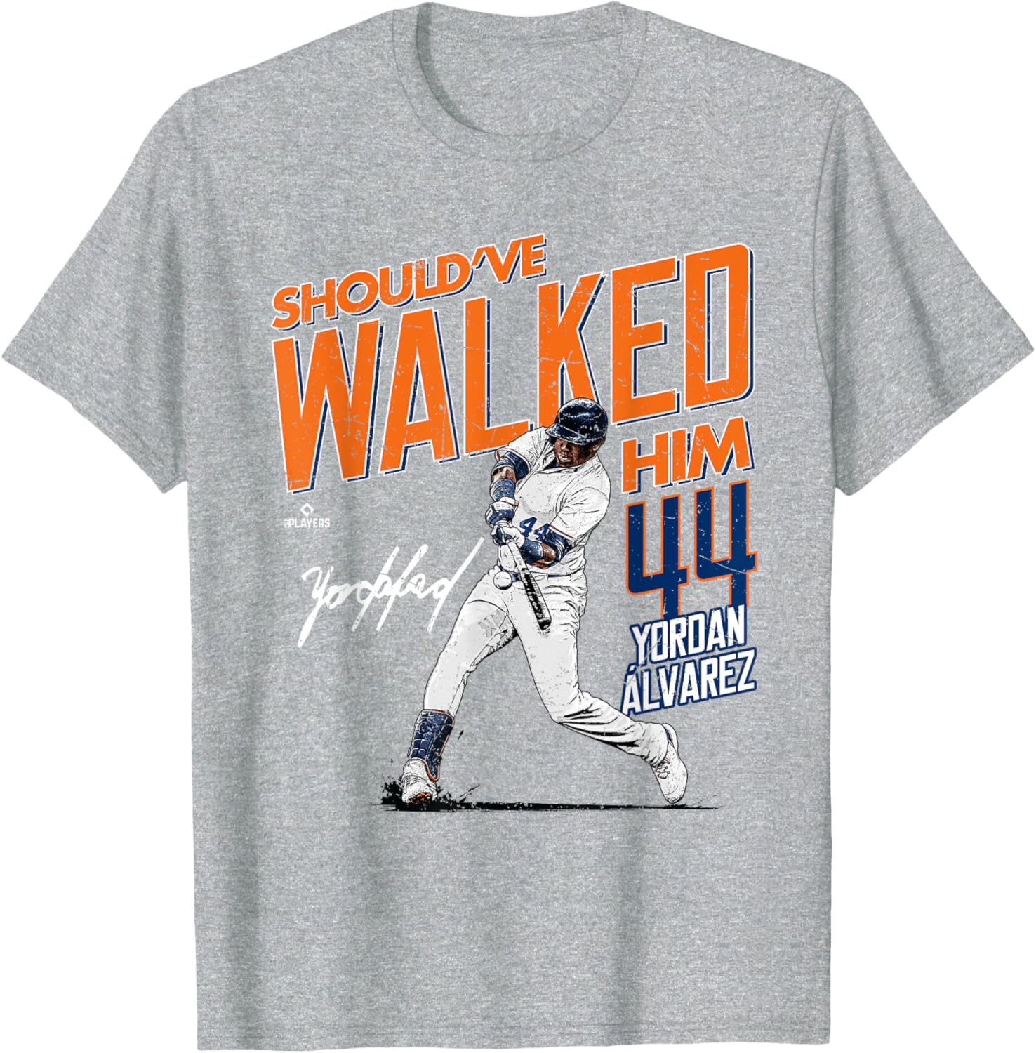Yordan Alvarez Should've Walked Him T-Shirt MLB Houston Baseball Gear - 2