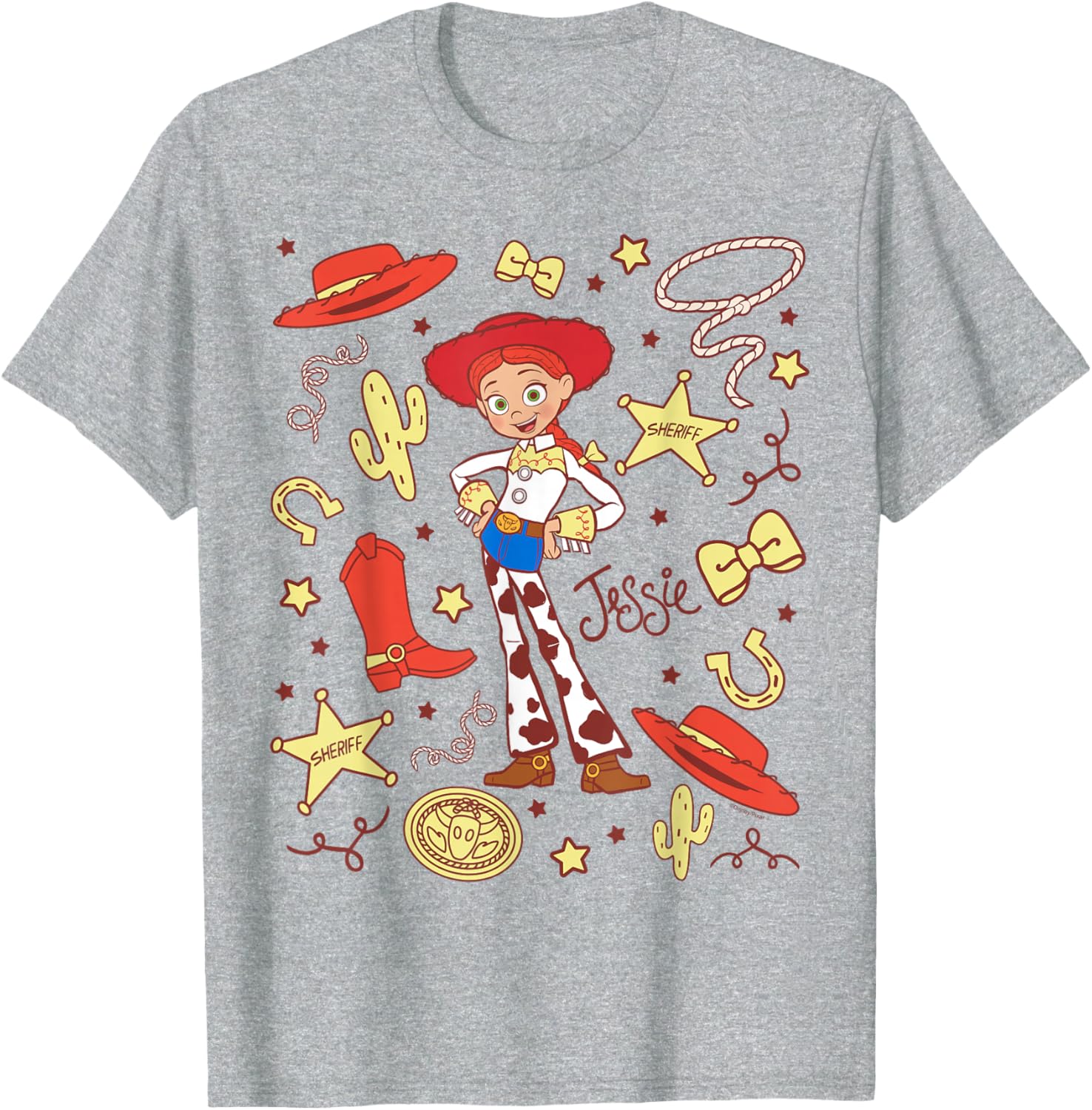 Toy Story Jessie Cowgirl Western Spirit T-Shirt for Kids and Adults - 14