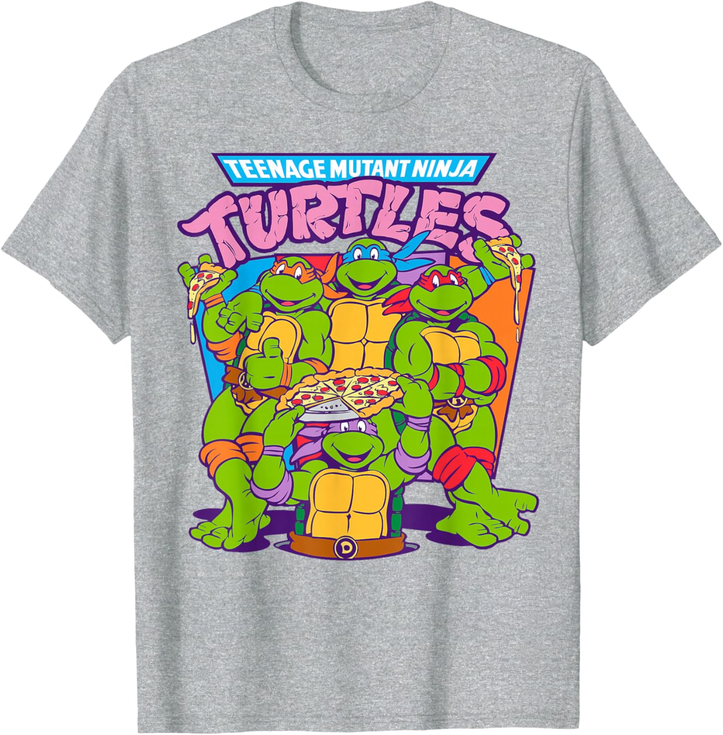 Teenage Mutant Ninja Turtles Pizza and Smiles T-Shirt for Kids - 10