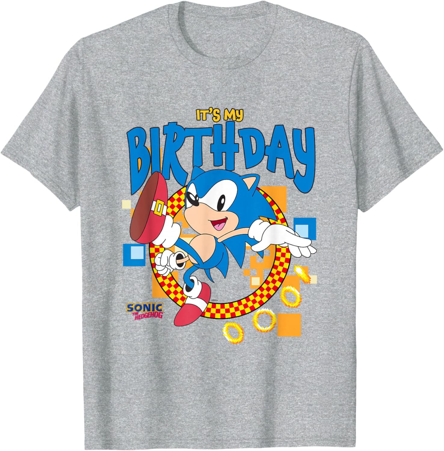 Sonic The Hedgehog Birthday T-Shirt for Fun Celebrations and Parties - 7
