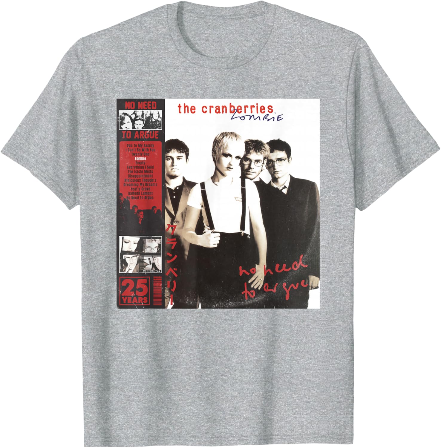 The Cranberries No Need to Argue Vintage Band T-Shirt for Fans - 1