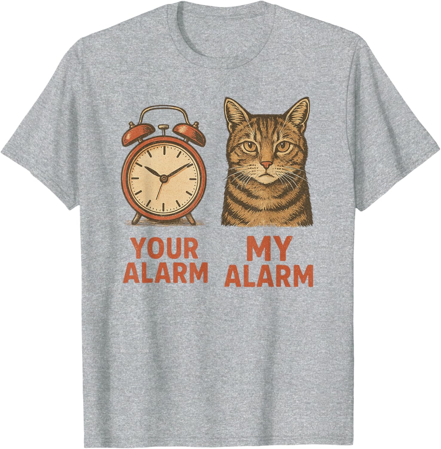 Vintage Kitty Print T-Shirt for Cat Lovers - Funny 60's Style Top - 11