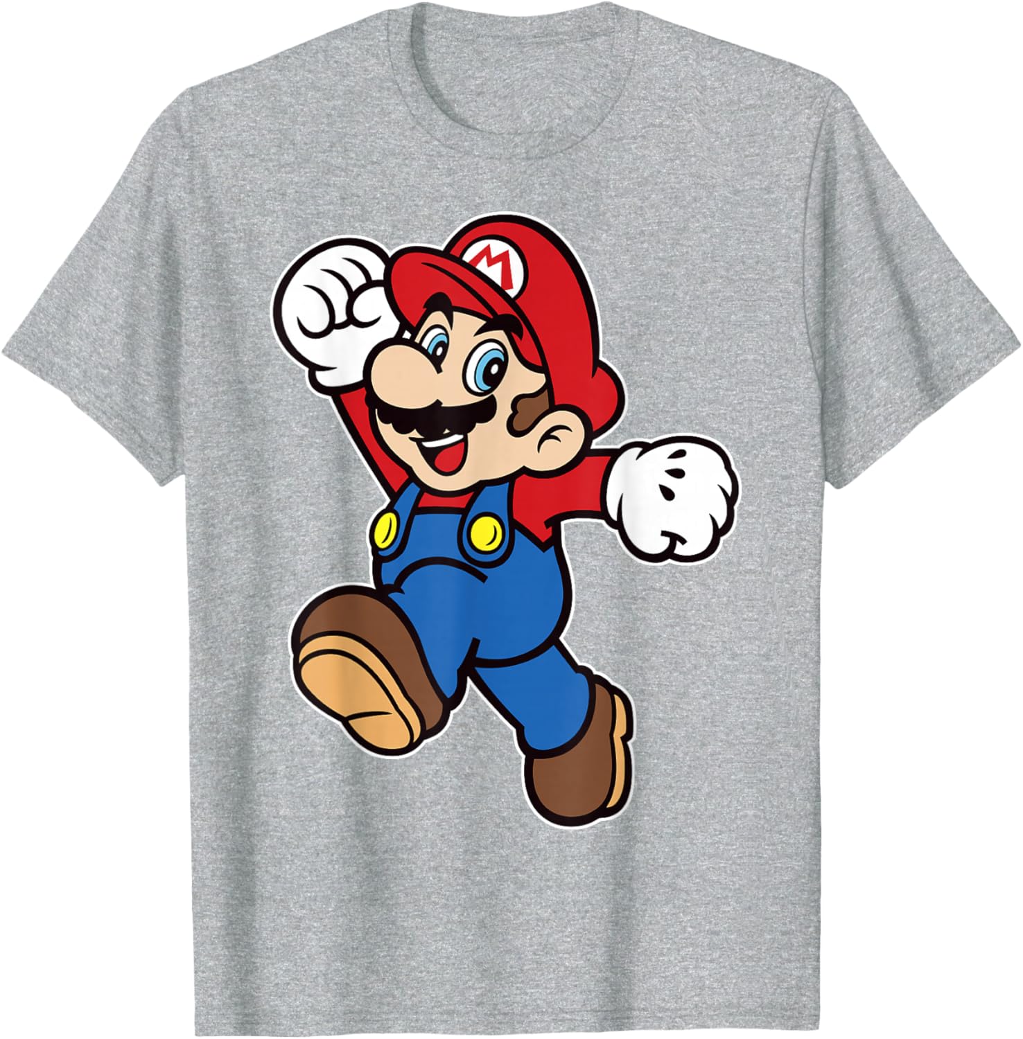 Super Mario Classic Jump Portrait T-Shirt for Gamers and Fans - 4