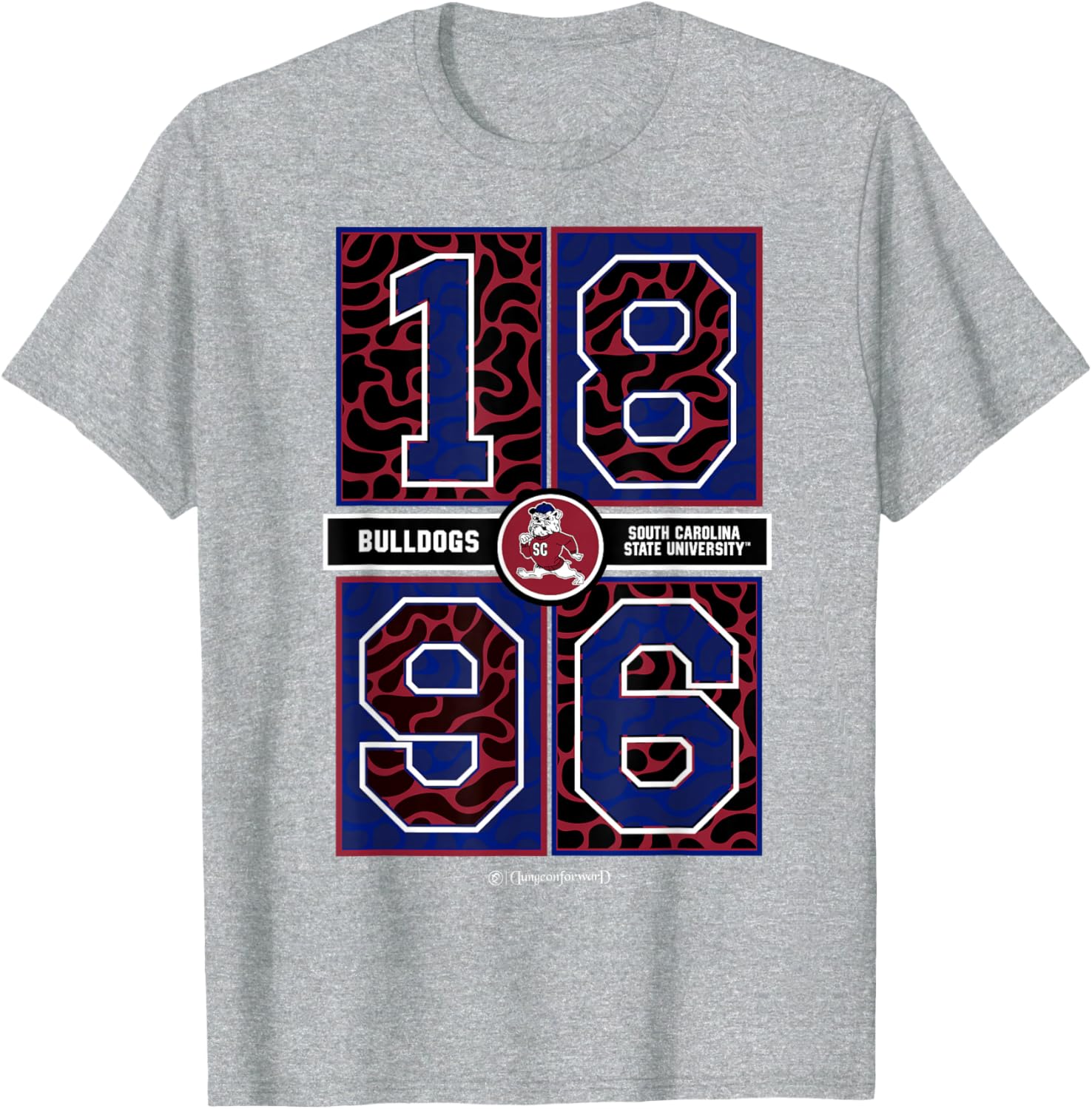 South Carolina State University Bulldogs Concrete Date T-Shirt for Fans - 1