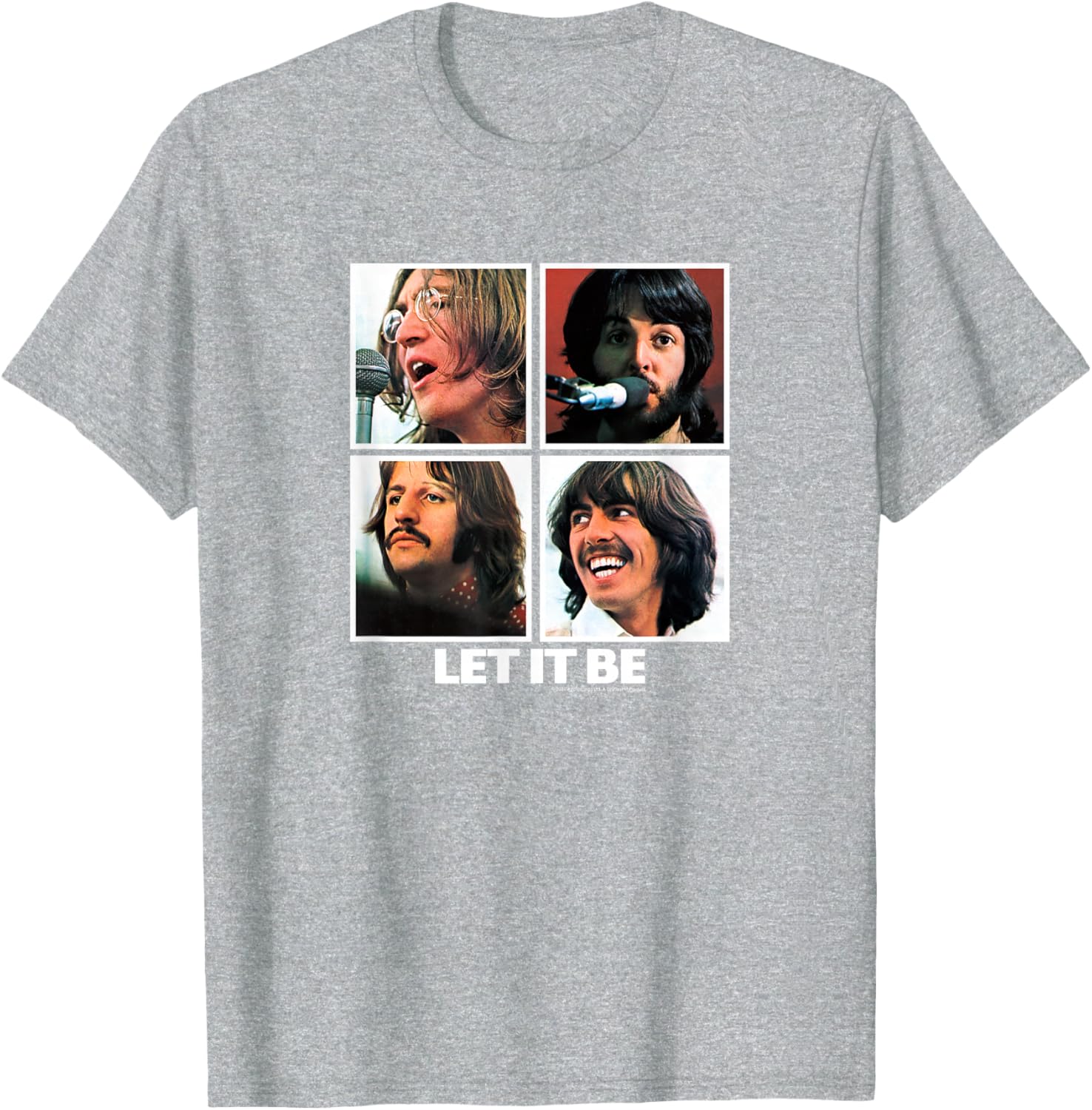 The Beatles Let it Be Square T-Shirt for Music Lovers and Fans - 6