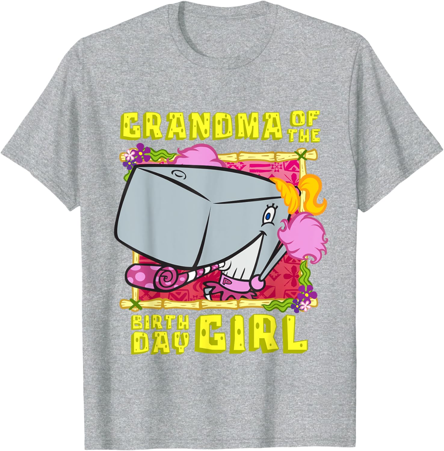 SpongeBob Pearl Grandma T-Shirt for Birthday Girls - Fun Grandmother Gift - 2