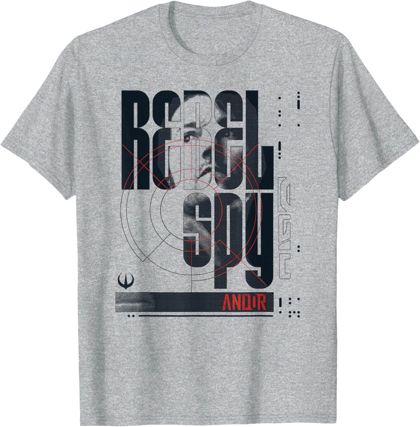 Star Wars Andor Cassian Distressed Poster T-Shirt for Fans and Collectors - 6