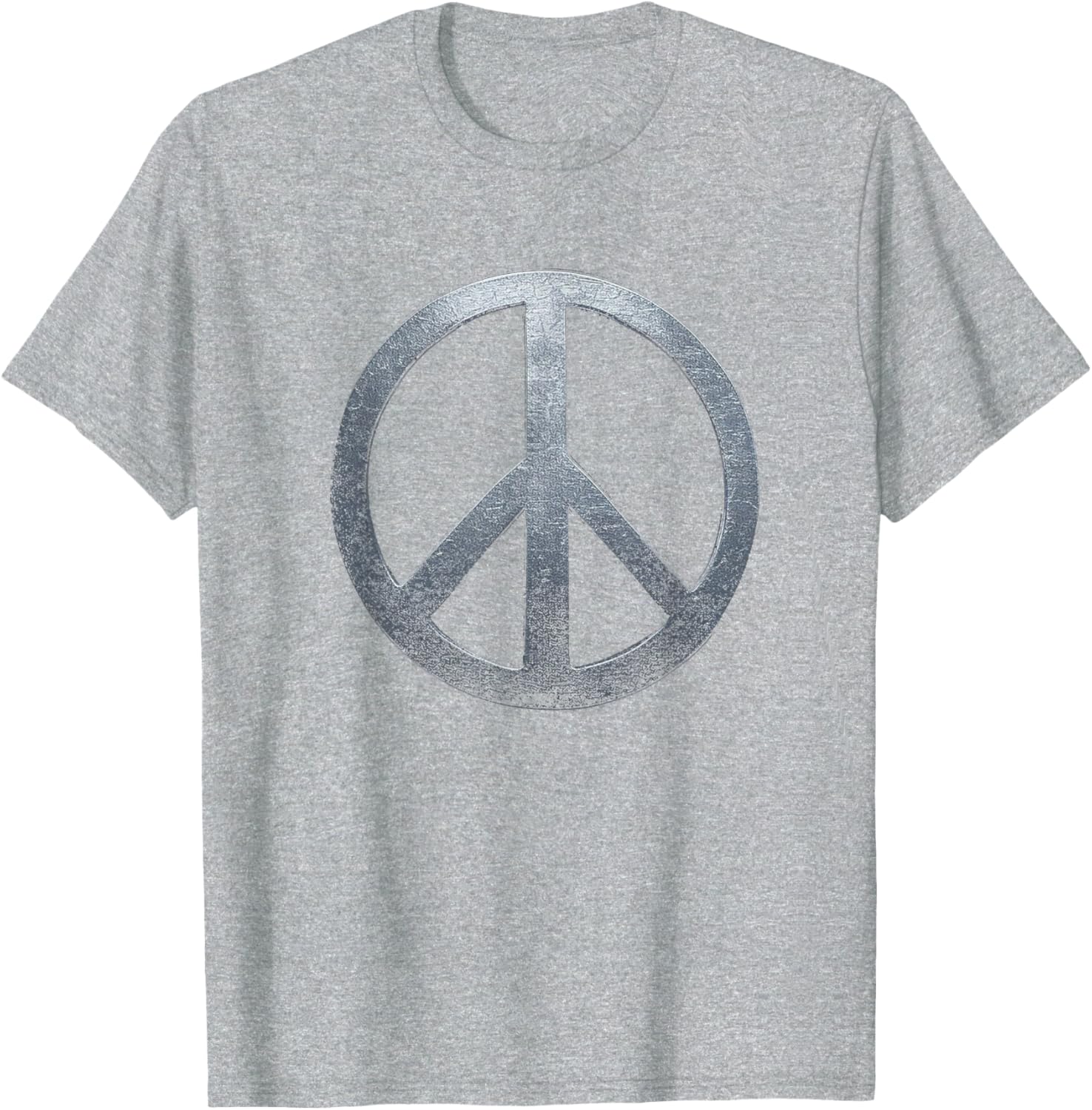 Weathered Stone Peace Sign T-Shirt for Comfortable, Stylish Everyday Wear - 21