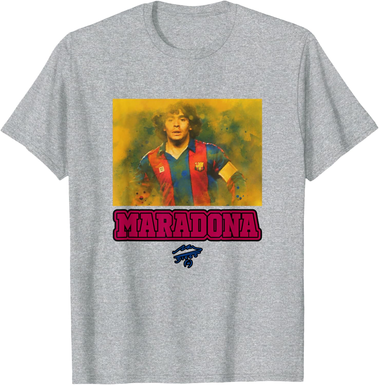 Stylish Maradona Barcelona T-Shirt for Football Fans and Casual Wear - 2
