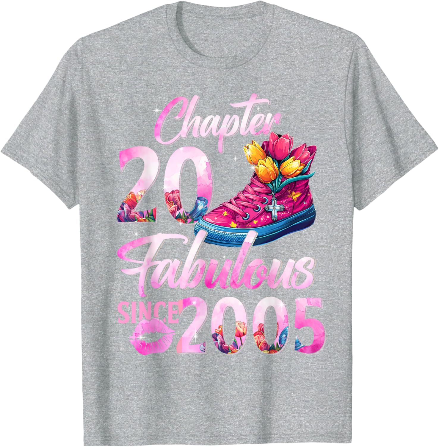 20th Birthday Queen T-Shirt Perfect Gift for 2005 EST Celebration - 20