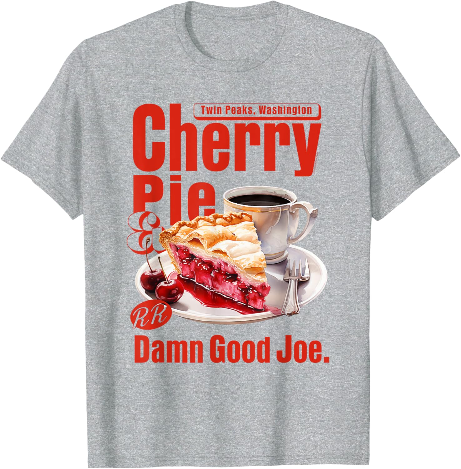 Twin Peaks Cherry Pie and Joe's Diner T-Shirt – Iconic TV Show Apparel - 7