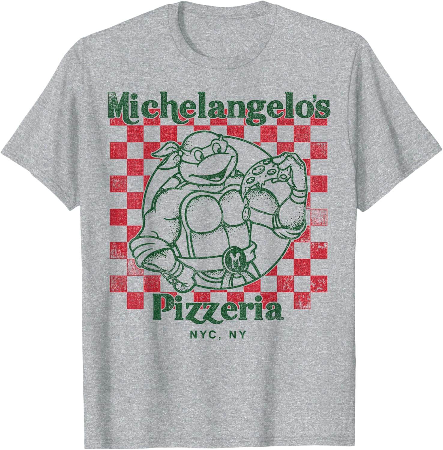 Teenage Mutant Ninja Turtles Mikey's Yummy Pizza Short Sleeve T-Shirt - 1