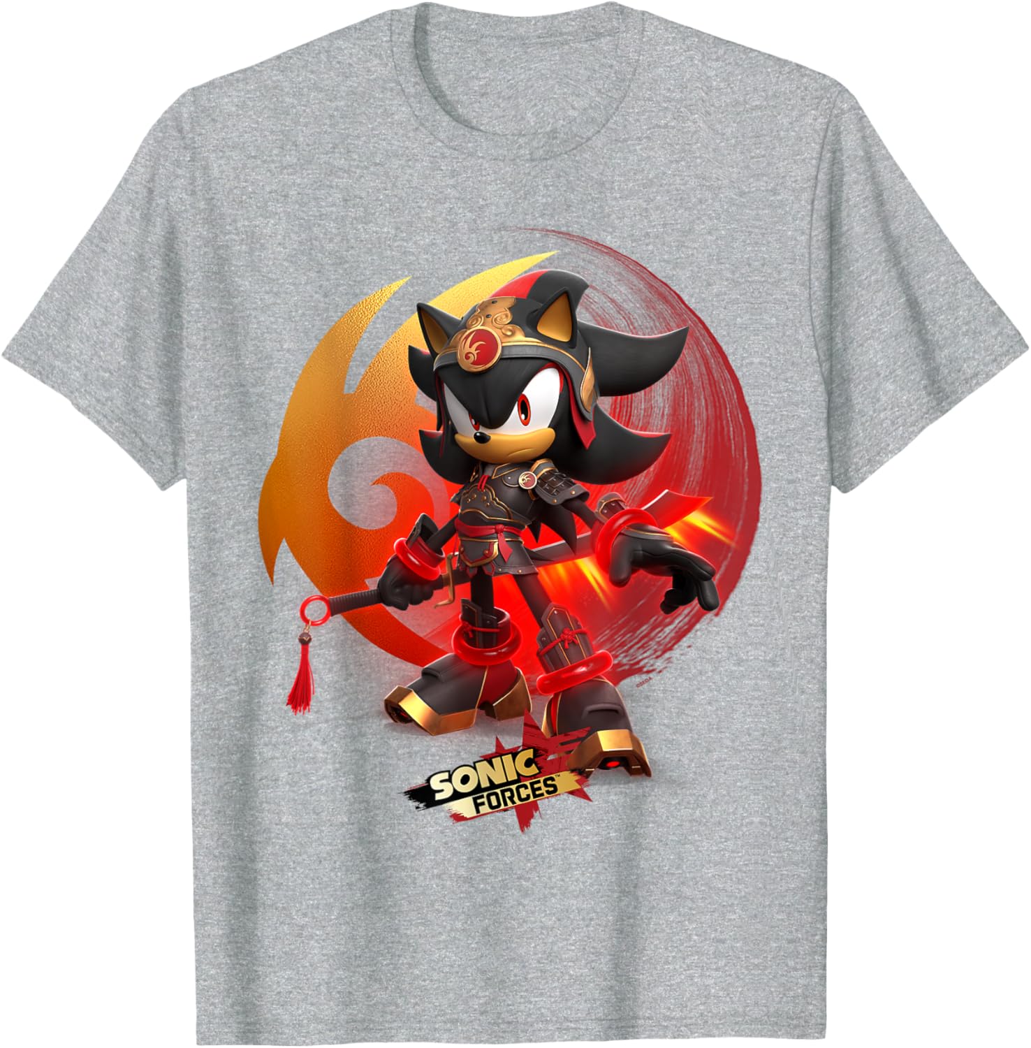 Sonic Forces Warrior Shadow T-Shirt for Fans of Sonic Adventures - 12