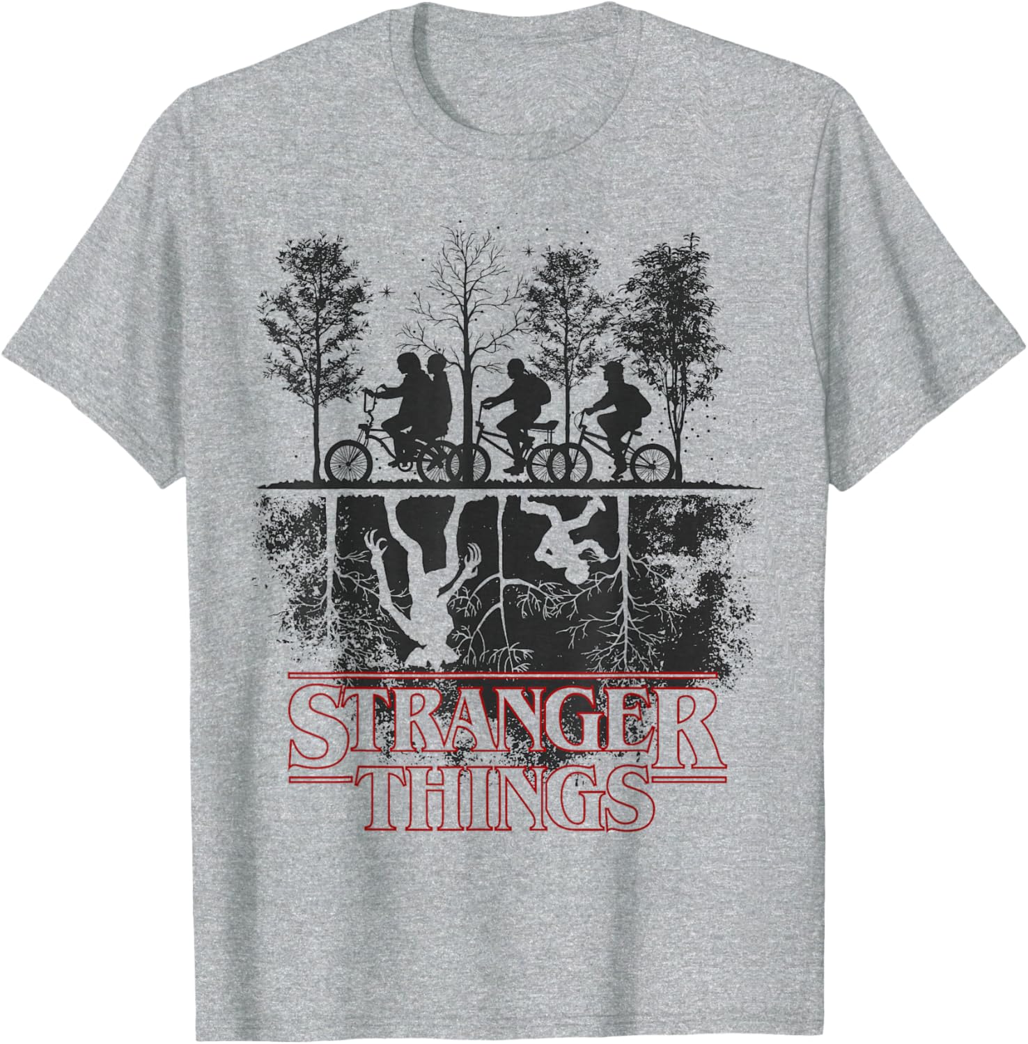 Stranger Things Upside Down Logo T-Shirt - Unisex Fan Apparel - 2