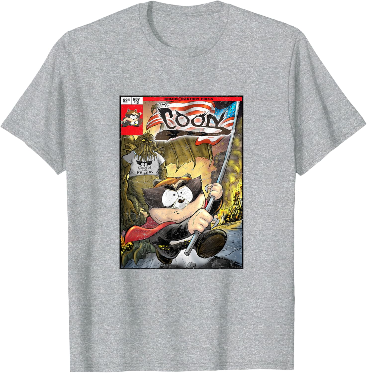 South Park Coon And Friends Comic Cover T-Shirt for Fans and Collectors - 6