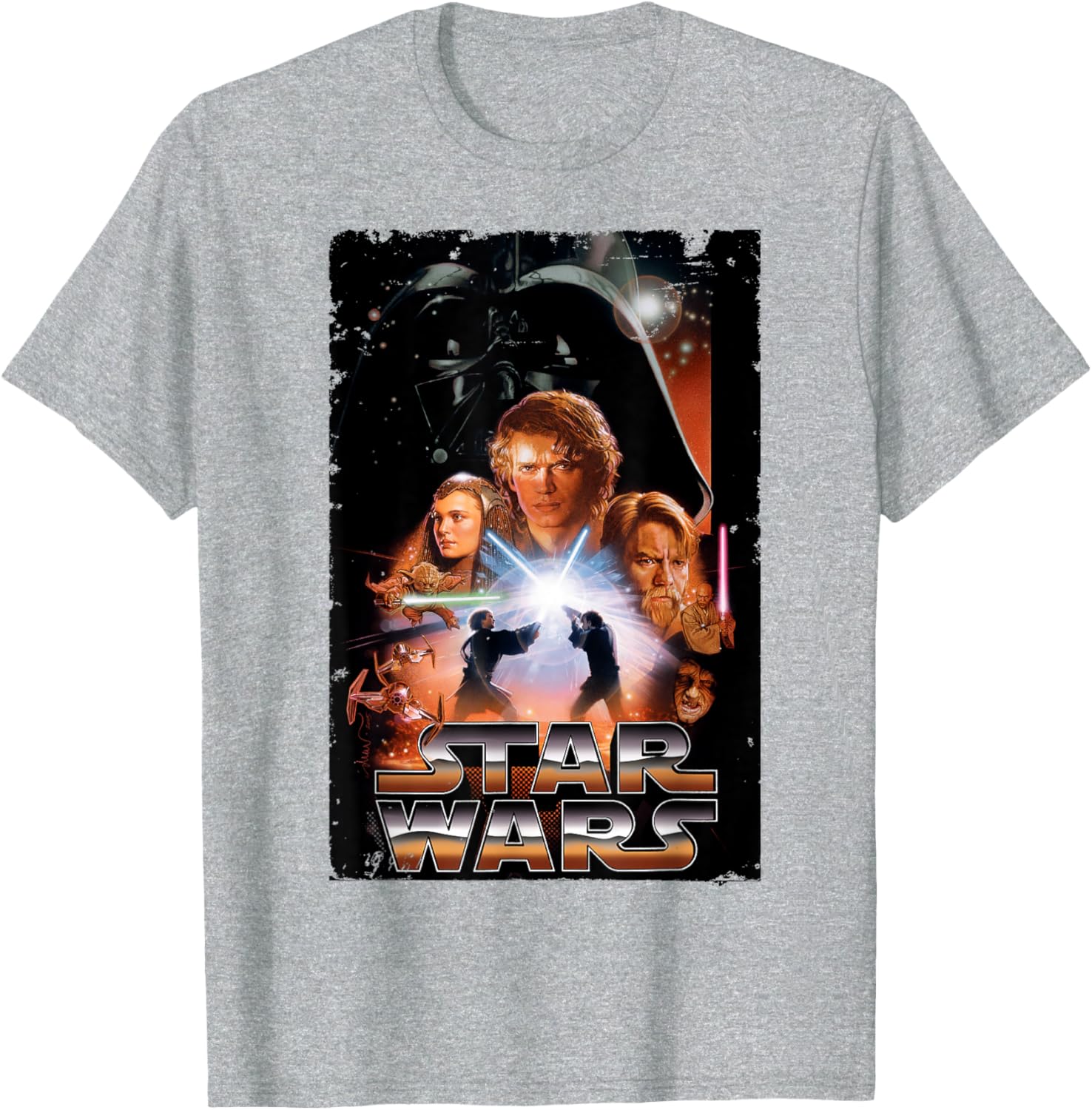 Vintage Star Wars Revenge of the Sith T-Shirt for Disney Fans - 2