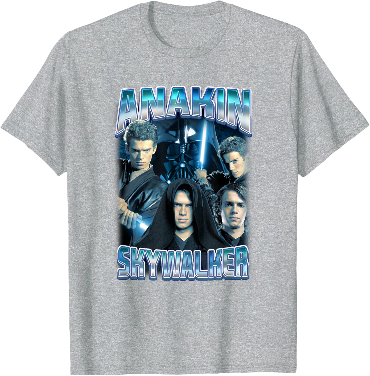 Star Wars Anakin Skywalker Photo Collage T-Shirt for Fans and Collectors - 11